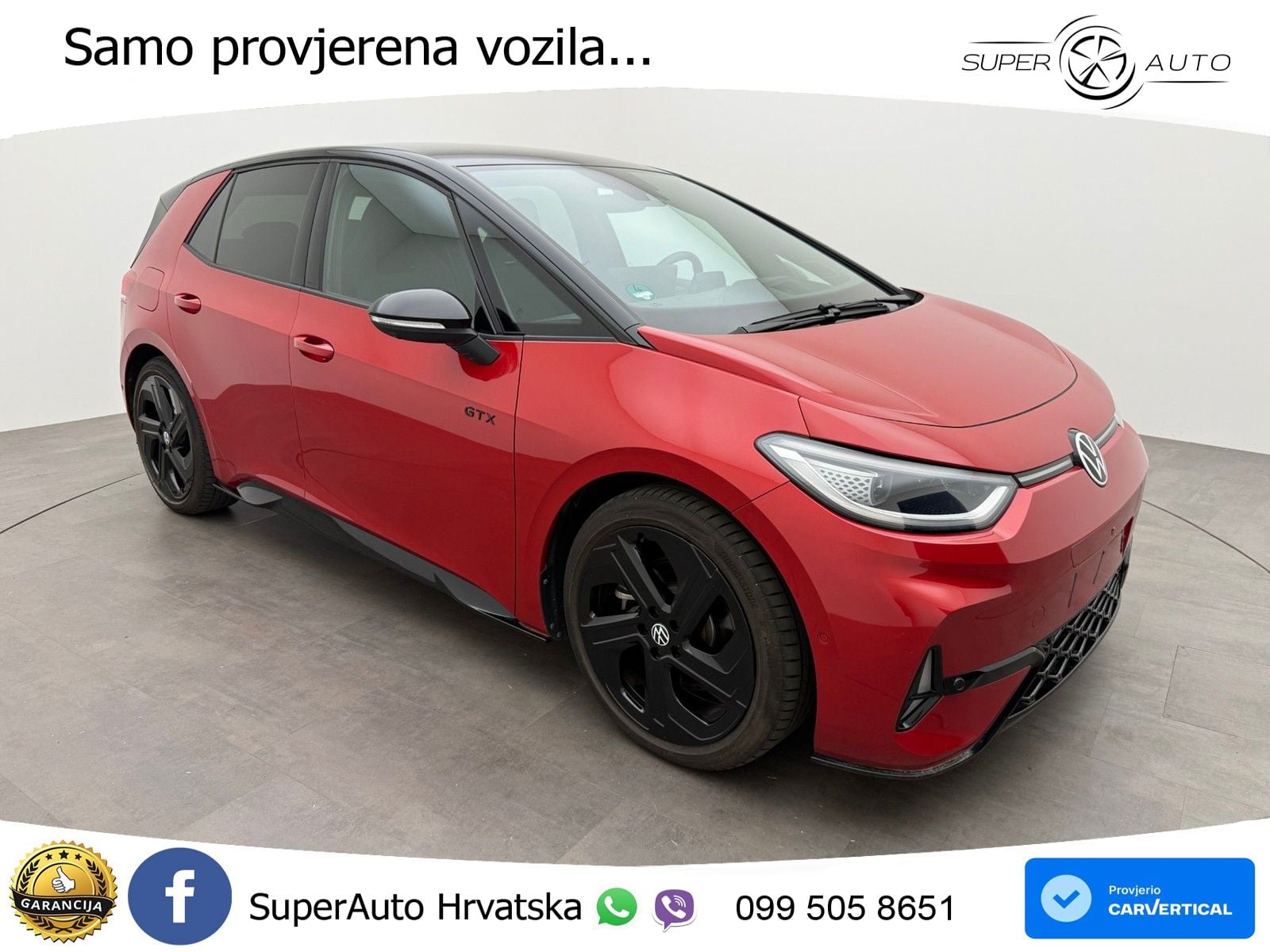 Volkswagen ID.3 GTX 84 kWh (286 KS)
