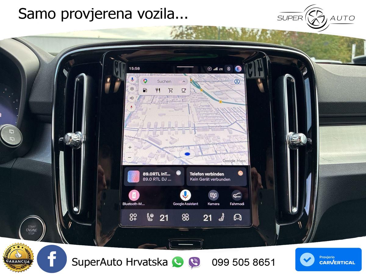 Volvo XC40 2.0 B3 163 KS Automatic ACC+GR SJED+360+PANO
