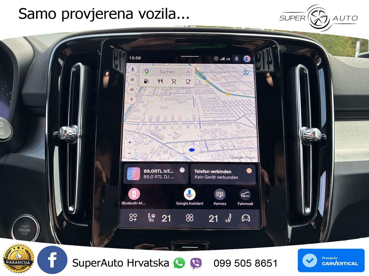 Volvo XC40 2.0 B3 163 KS Automatic ACC+GR SJED+360+PANO