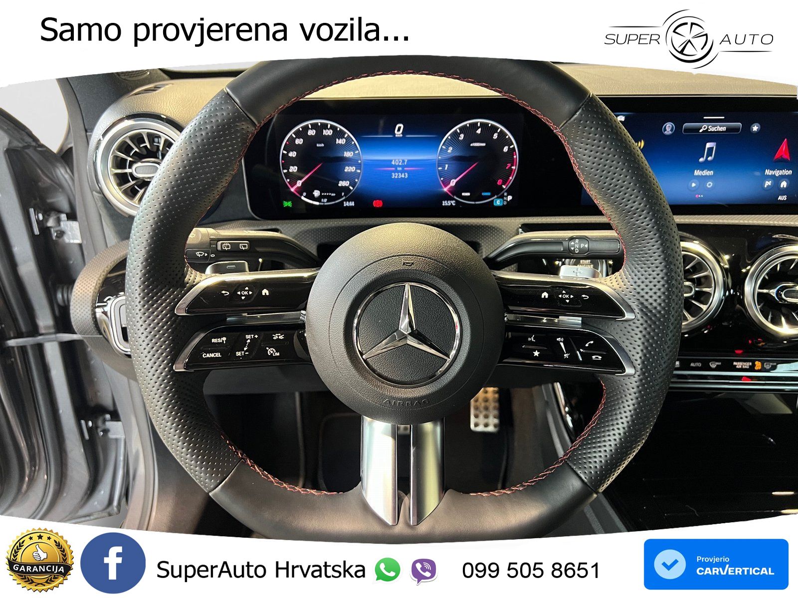 Mercedes-Benz A 200 7G-DCT AMG LED+GR SJED+ACC