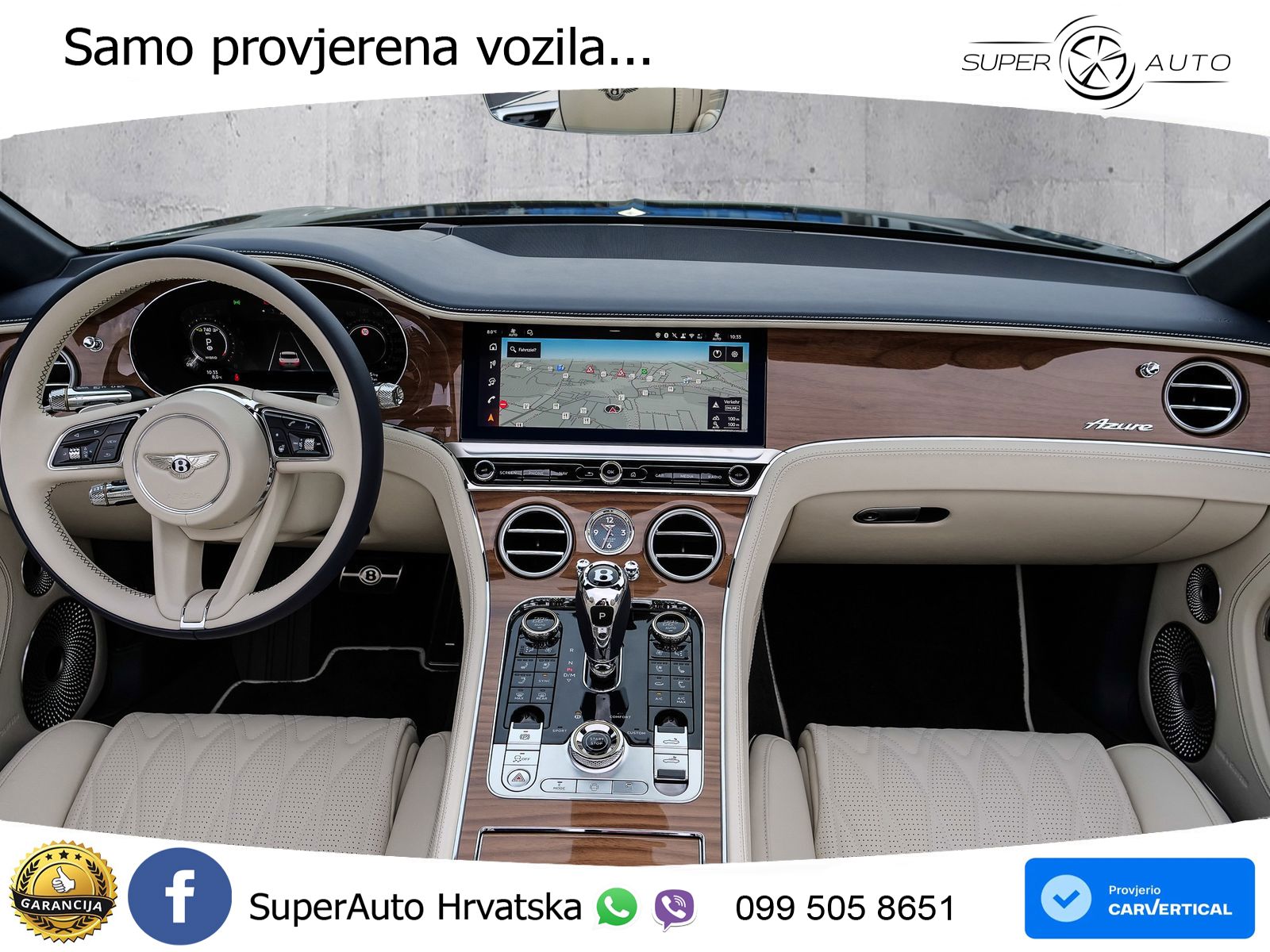 Bentley Continental GTC IV 4.0 V8 TFSi (680 KS) AWD DCT ZRAČNI+ACC+GR SJED+KAM