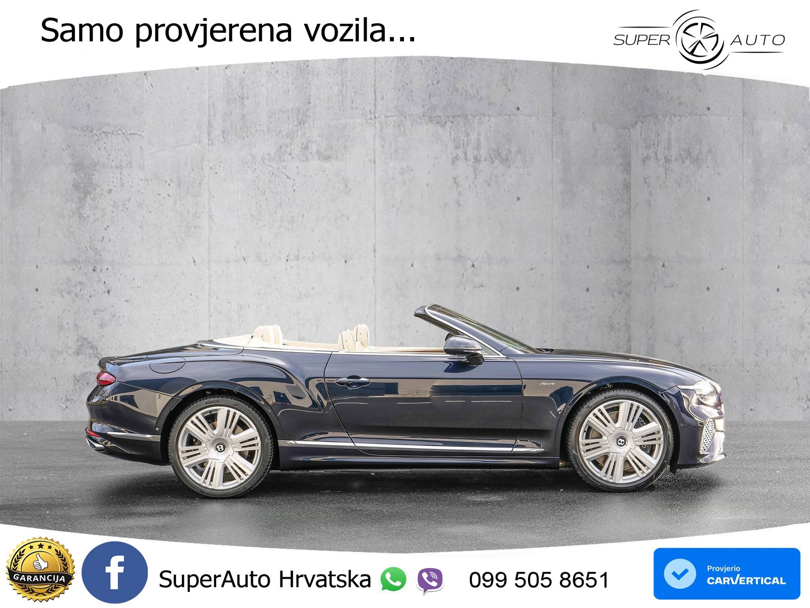 Bentley Continental GTC IV 4.0 V8 TFSi (680 KS) AWD DCT ZRAČNI+ACC+GR SJED+KAM