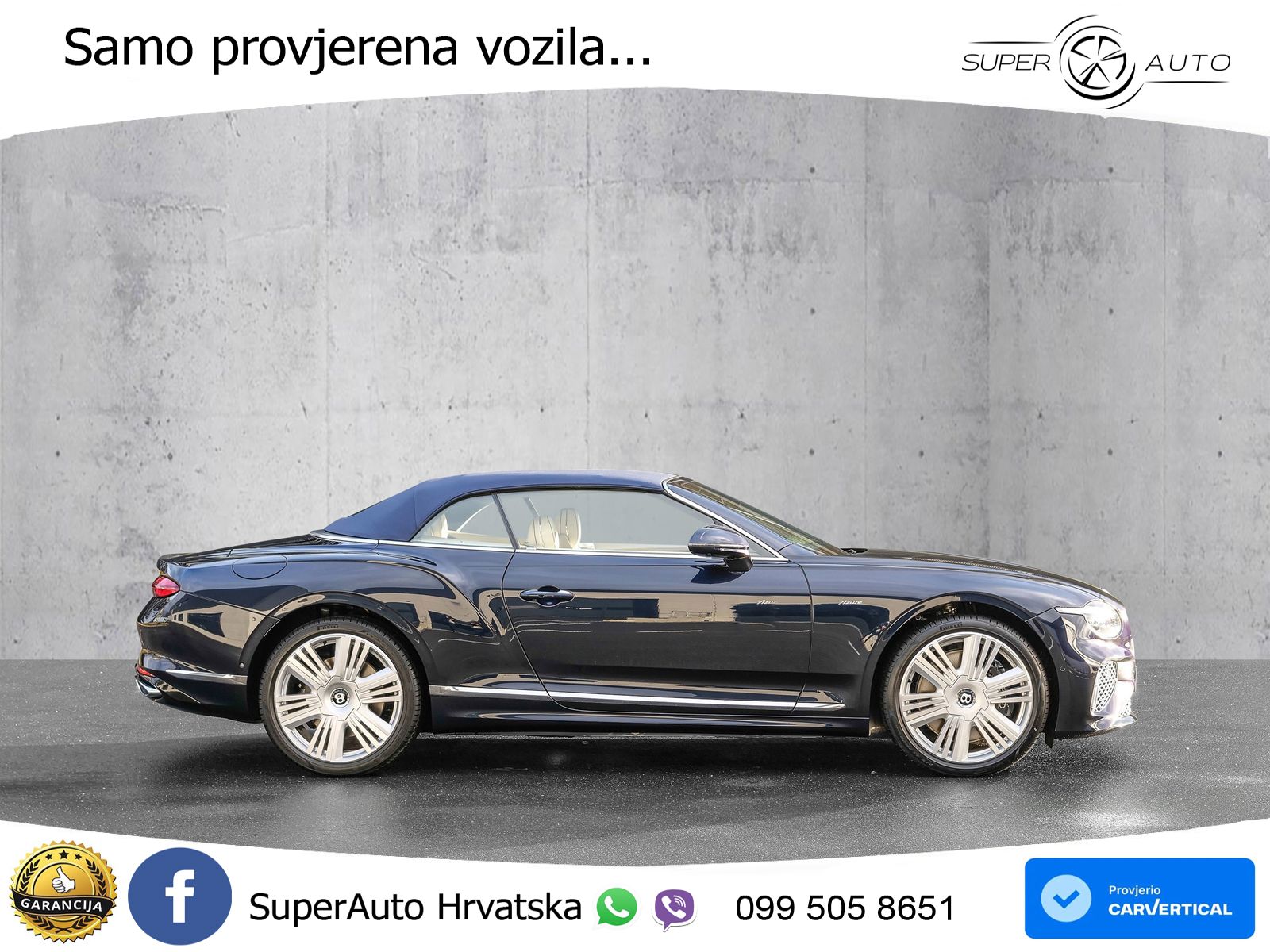 Bentley Continental GTC IV 4.0 V8 TFSi (680 KS) AWD DCT ZRAČNI+ACC+GR SJED+KAM