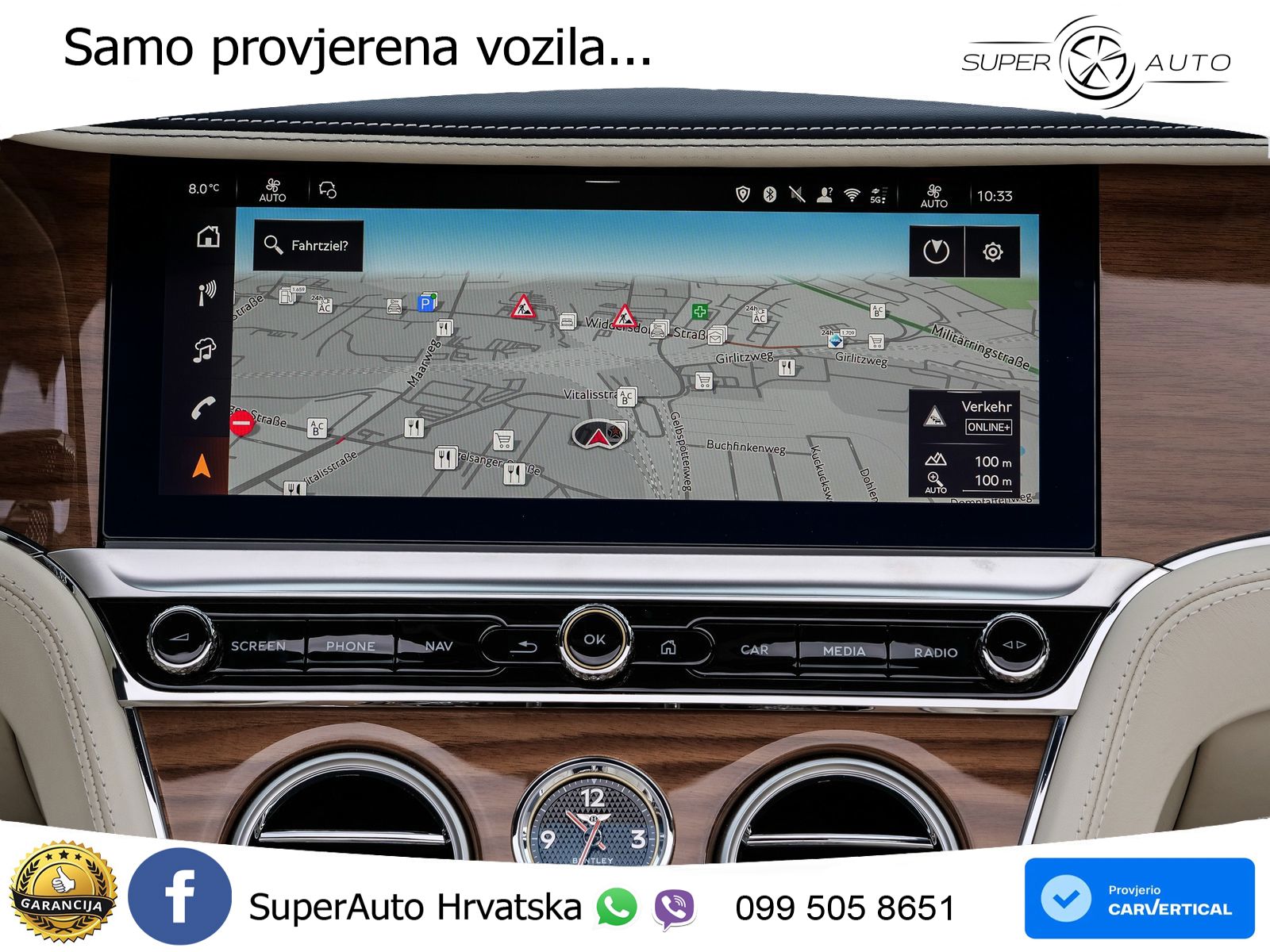 Bentley Continental GTC IV 4.0 V8 TFSi (680 KS) AWD DCT ZRAČNI+ACC+GR SJED+KAM