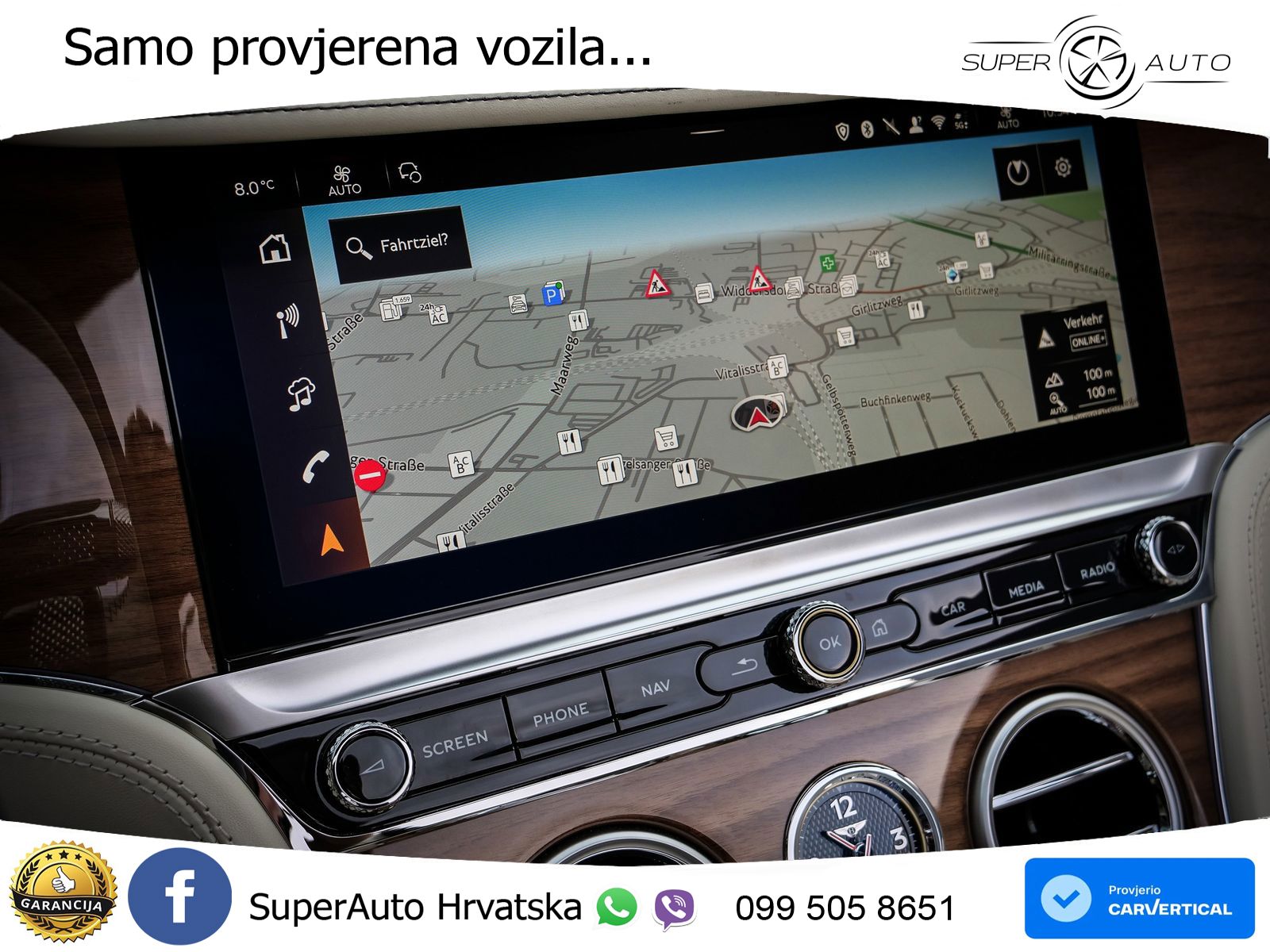 Bentley Continental GTC IV 4.0 V8 TFSi (680 KS) AWD DCT ZRAČNI+ACC+GR SJED+KAM