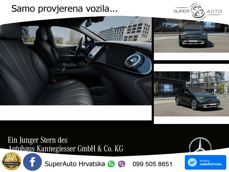 Mercedes EQE SUV 350 98 kWh (292 KS) 4MATIC ACC+GR SJED+360+PANO