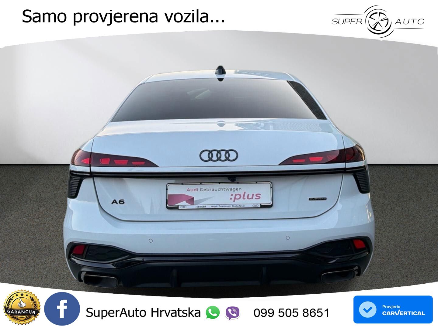 Audi A6 3.0 TFSI V6 (367 KS) quattro S tronic ZRAČNI+ACC+4xGR SJED+360