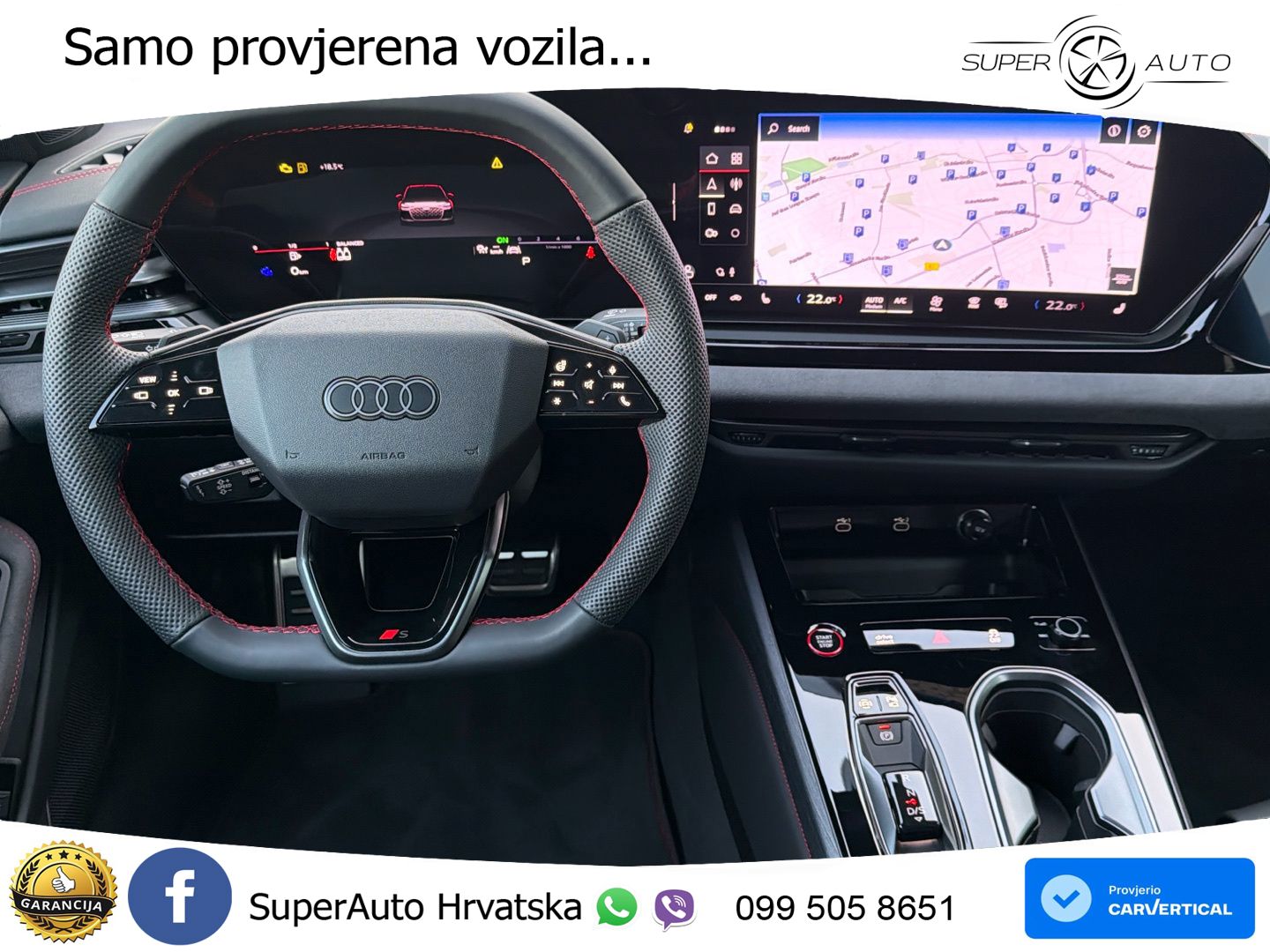 Audi A6 3.0 TFSI V6 (367 KS) quattro S tronic ZRAČNI+ACC+4xGR SJED+360