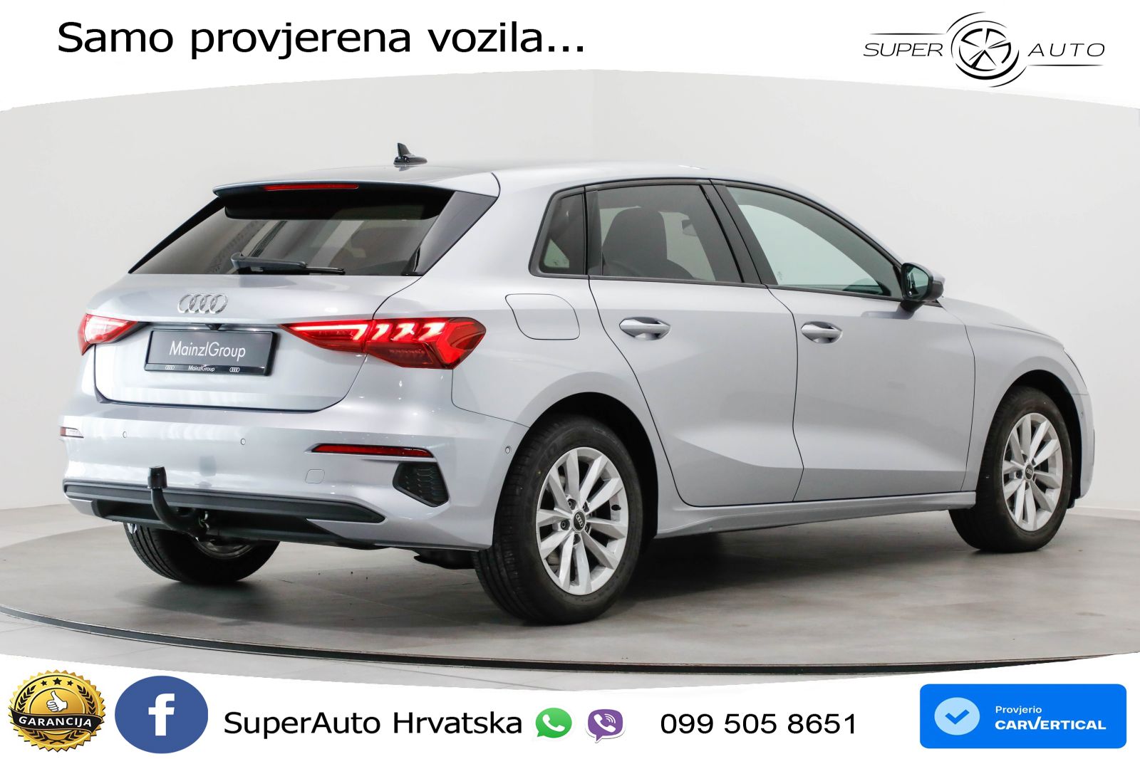Audi A3 35 TDI (150 KS) S tronic LED+GR SJED+ACC