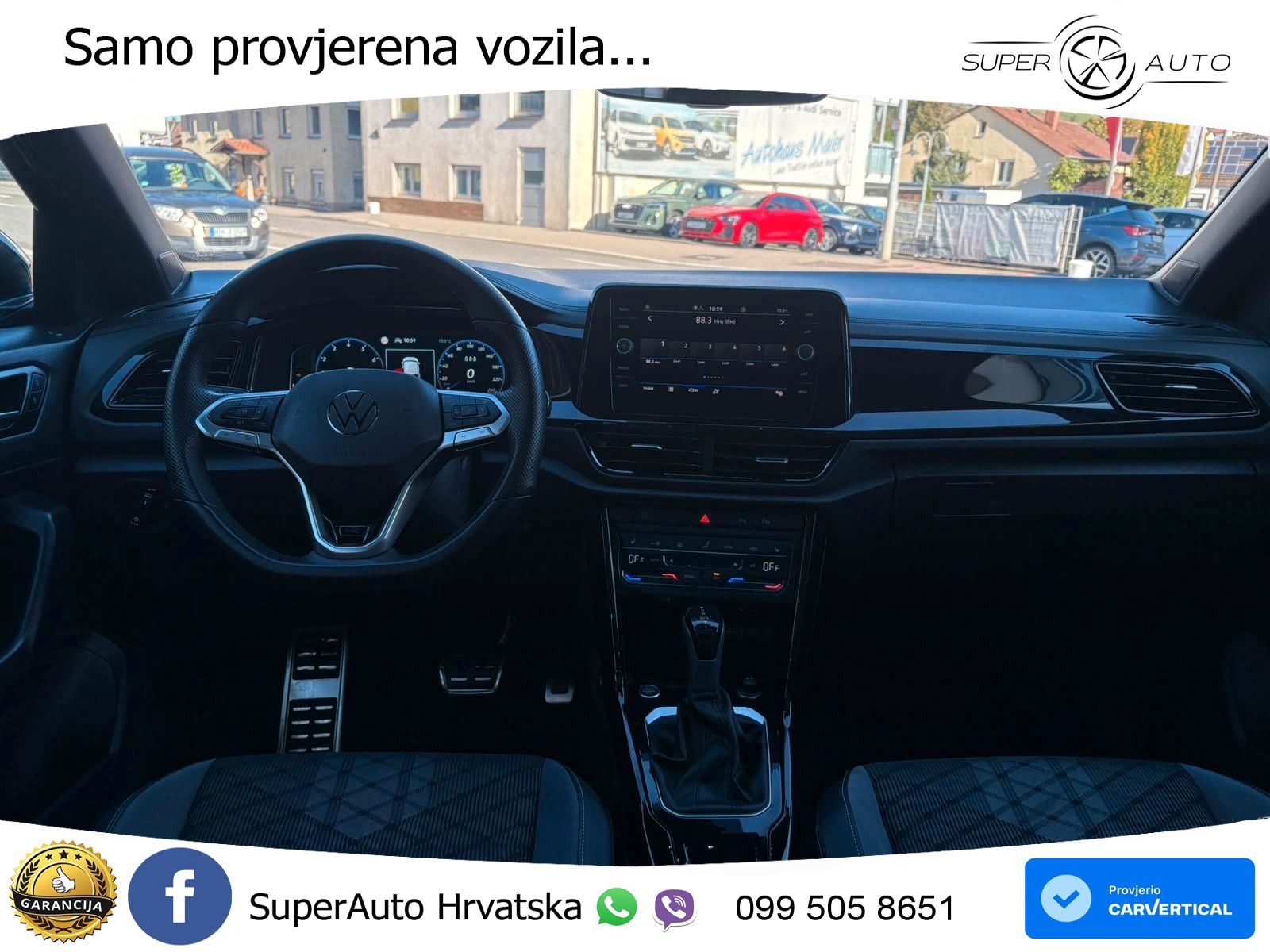 Volkswagen T-Roc 1.5 TSI (150 KS) DSG R-Line LED+GR SJED+ACC