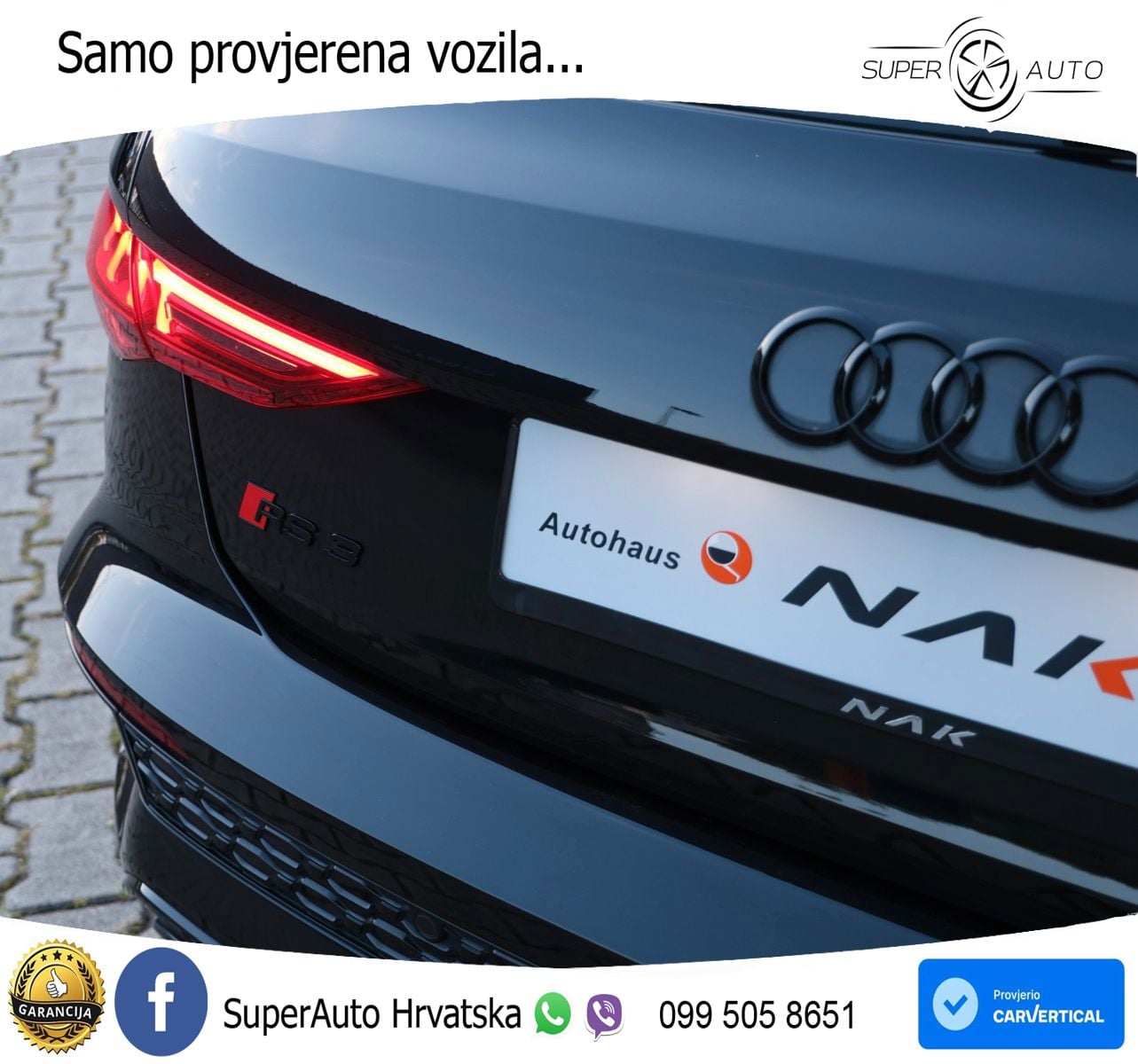 Audi RS3 Sedan 2.5 TFSI (400 KS) quattro S tronic LED+GR SJED+ACC