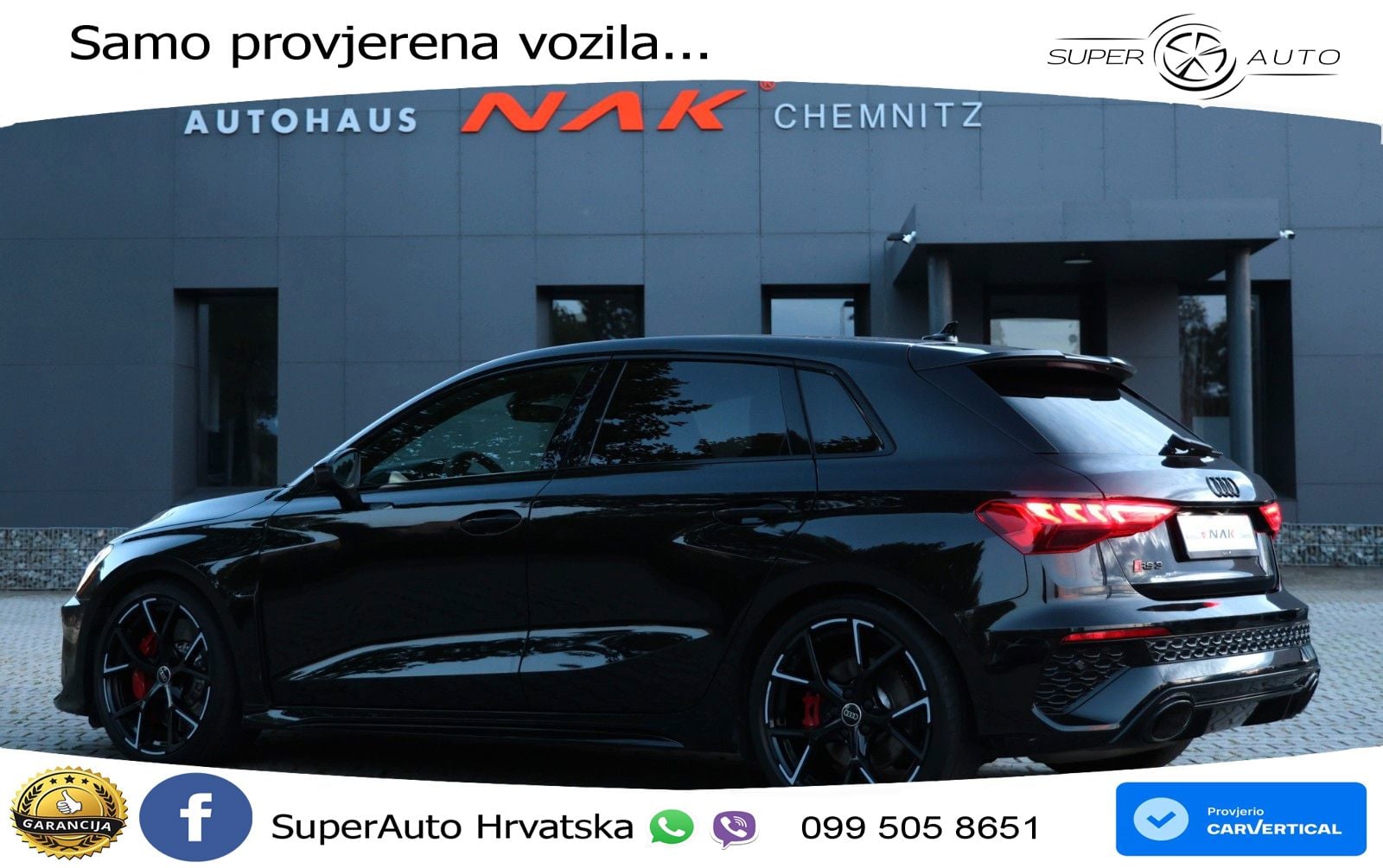 Audi RS3 Sedan 2.5 TFSI (400 KS) quattro S tronic LED+GR SJED+ACC