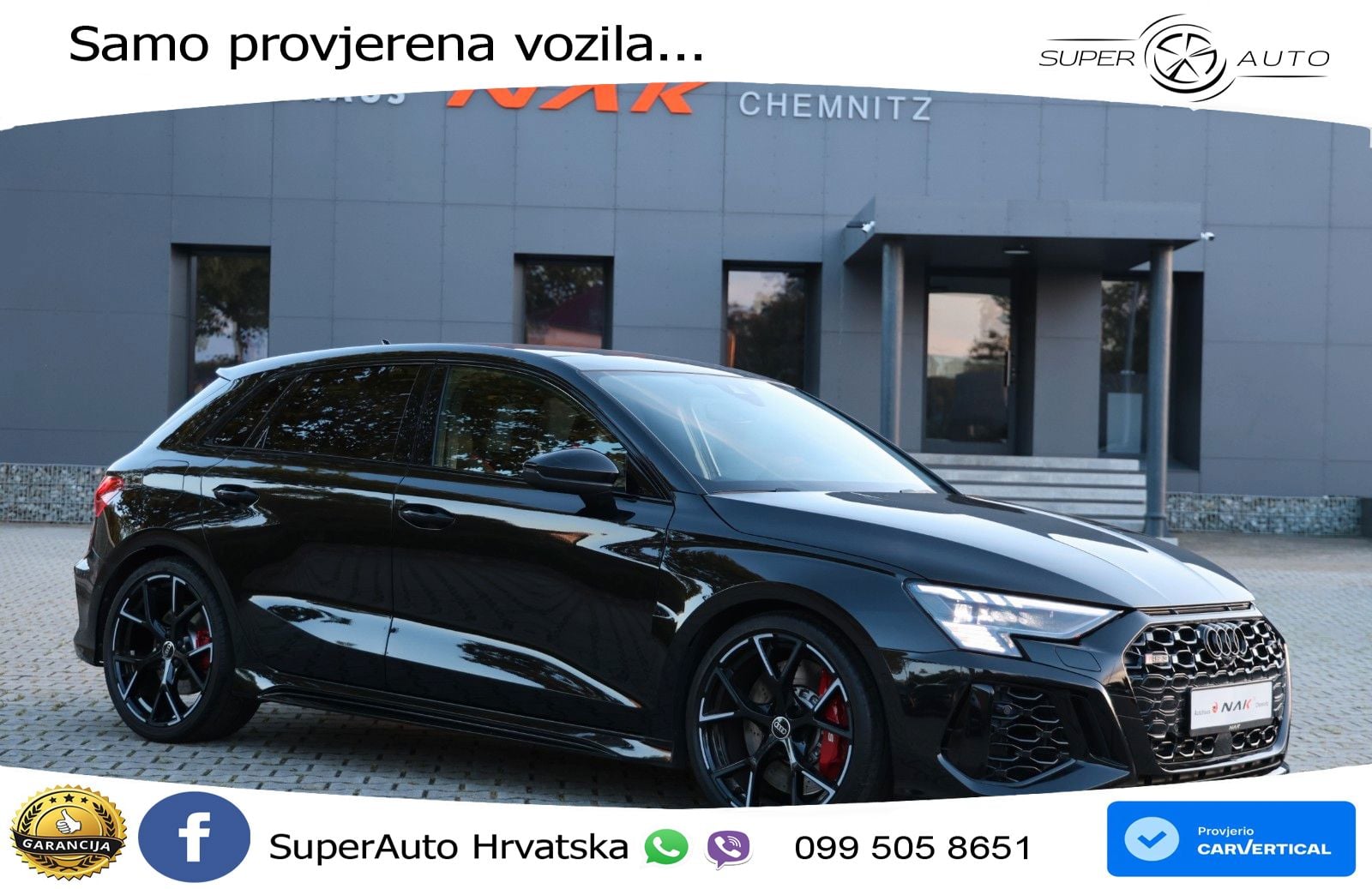Audi RS3 Sedan 2.5 TFSI (400 KS) quattro S tronic LED+GR SJED+ACC
