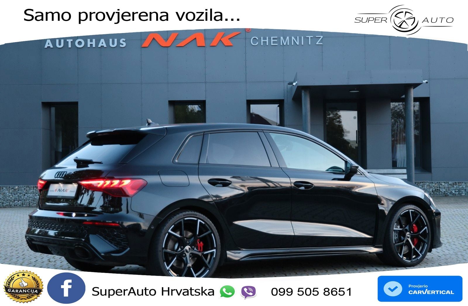 Audi RS3 Sedan 2.5 TFSI (400 KS) quattro S tronic LED+GR SJED+ACC