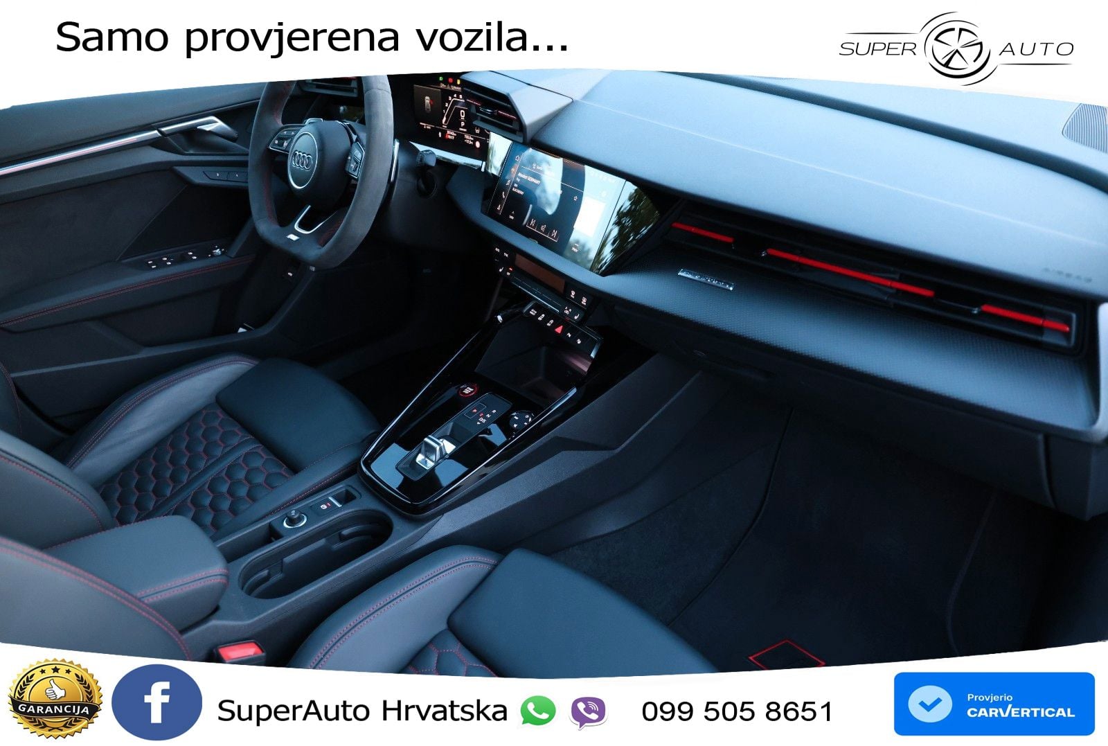 Audi RS3 Sedan 2.5 TFSI (400 KS) quattro S tronic LED+GR SJED+ACC