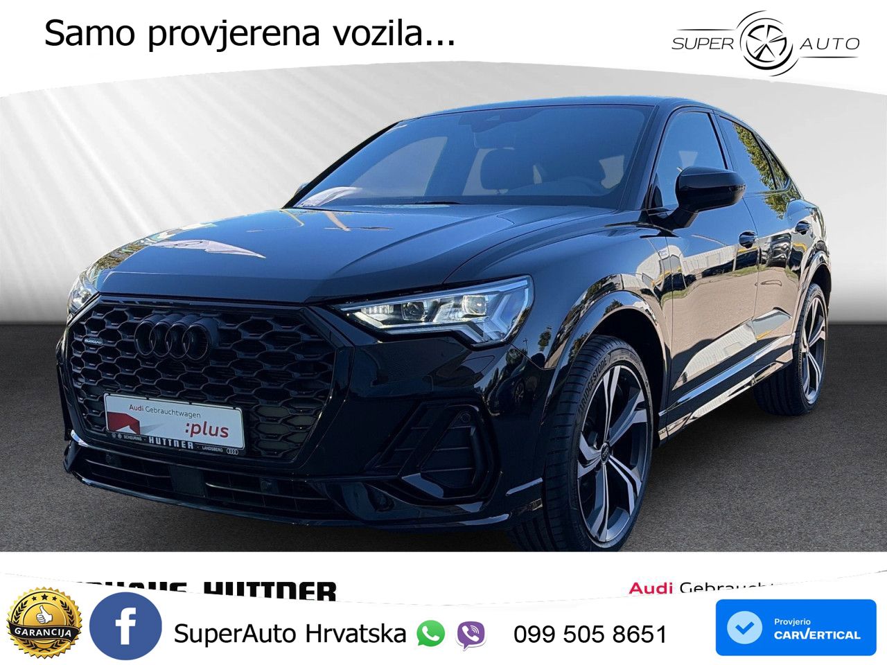 Audi Q3 II Sportback 40 TFSI (190 KS) quattro S tronic S line MATRIX+GR SJED+KAM