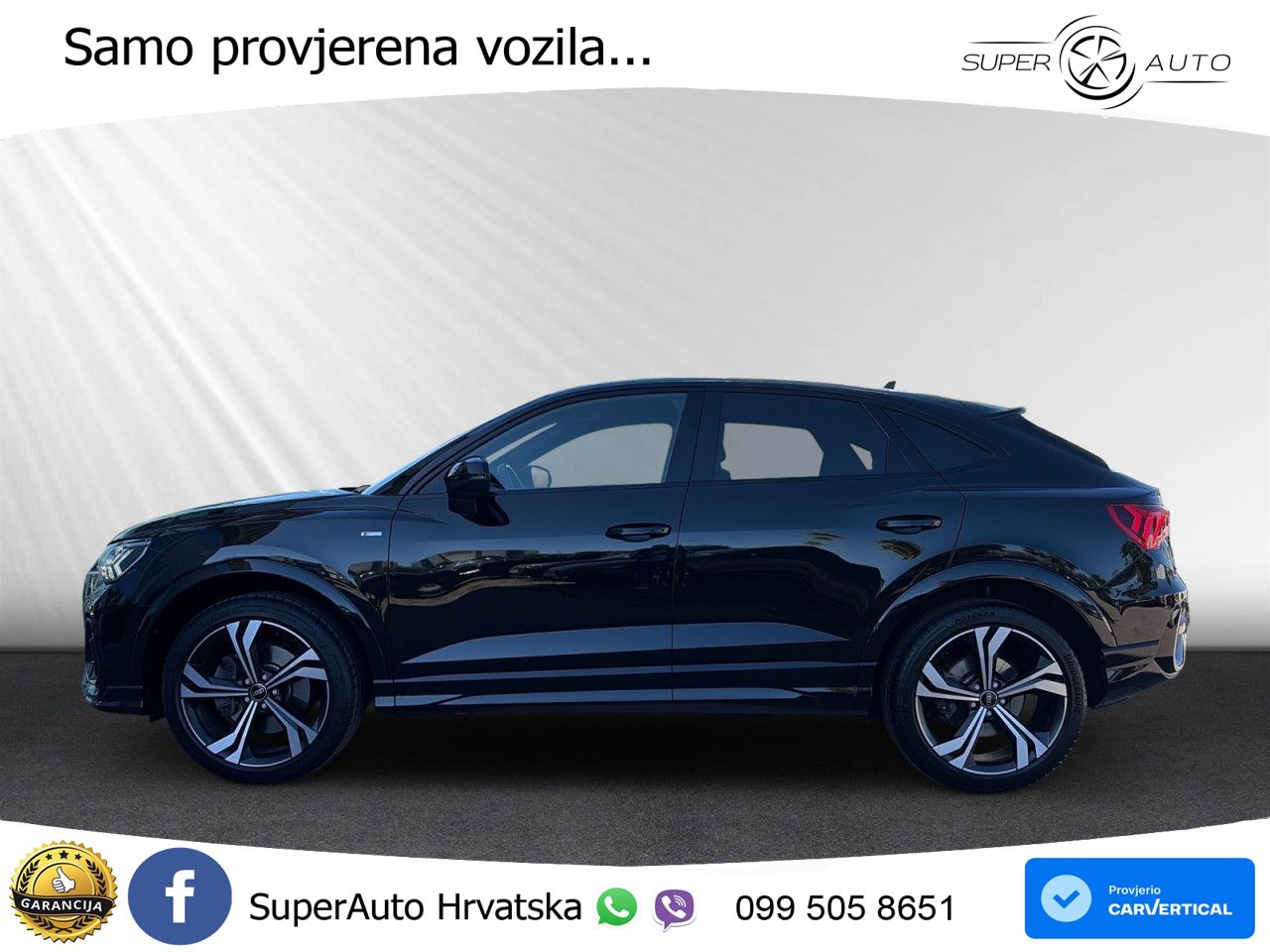 Audi Q3 II Sportback 40 TFSI (190 KS) quattro S tronic S line MATRIX+GR SJED+KAM