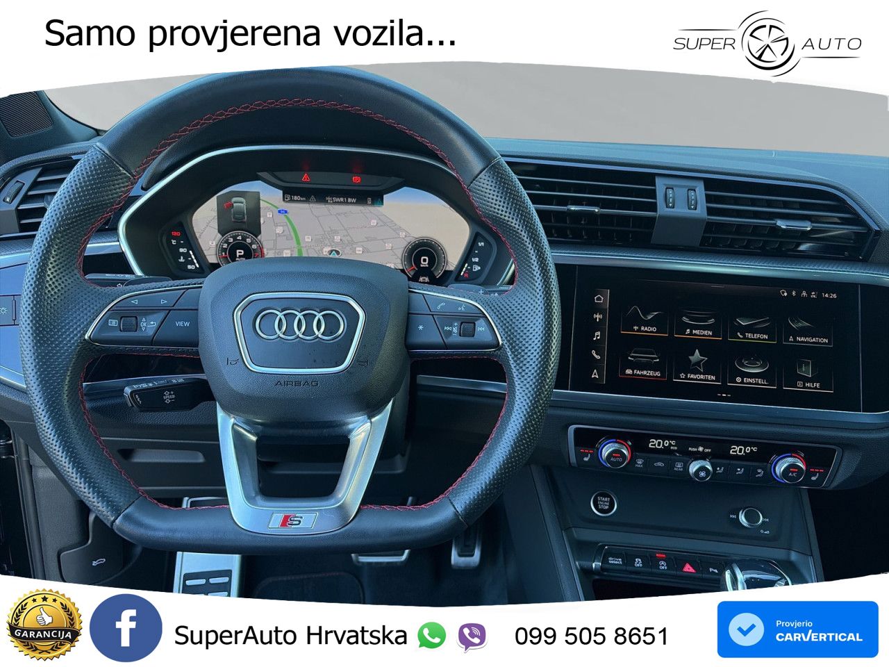 Audi Q3 II Sportback 40 TFSI (190 KS) quattro S tronic S line MATRIX+GR SJED+KAM