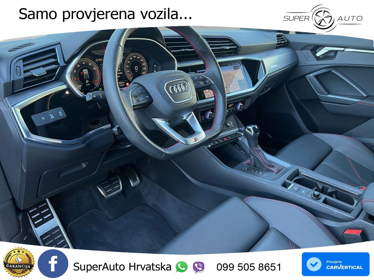 Audi Q3 II Sportback 40 TFSI (190 KS) quattro S tronic S line MATRIX+GR SJED+KAM