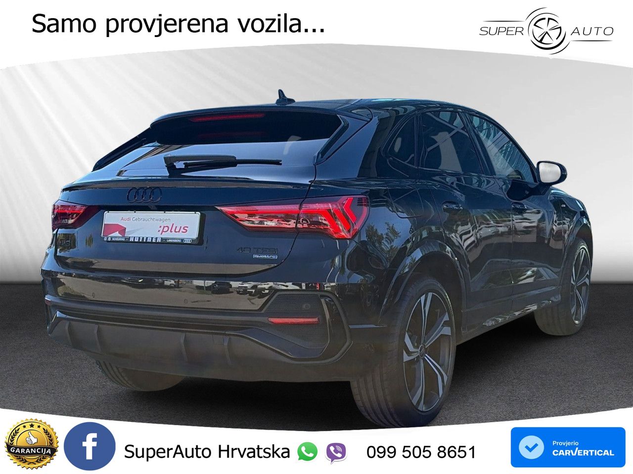 Audi Q3 II Sportback 40 TFSI (190 KS) quattro S tronic S line MATRIX+GR SJED+KAM