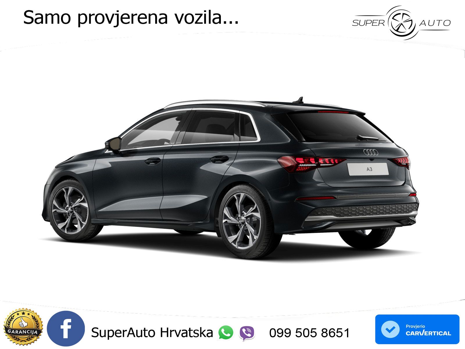 Audi A3 35 TFSI (150 KS) LED+GR SJED+ACC