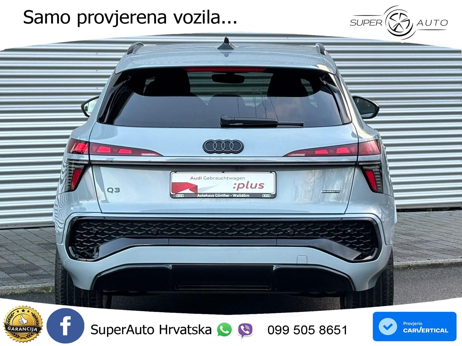 Audi Q3 2.0 TFSI (265 KS) quattro S tronic LED+GR SJED+ACC