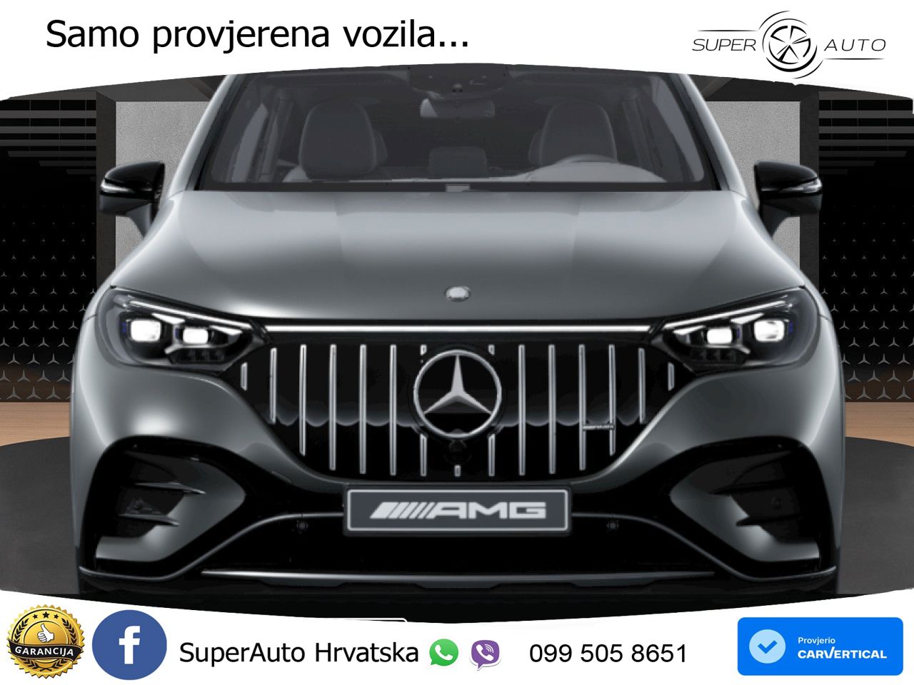 Mercedes EQE SUV AMG 43 100 kWh (476 KS) 4MATIC ZRAČNI+ACC+GR SJED+KAM+PANO