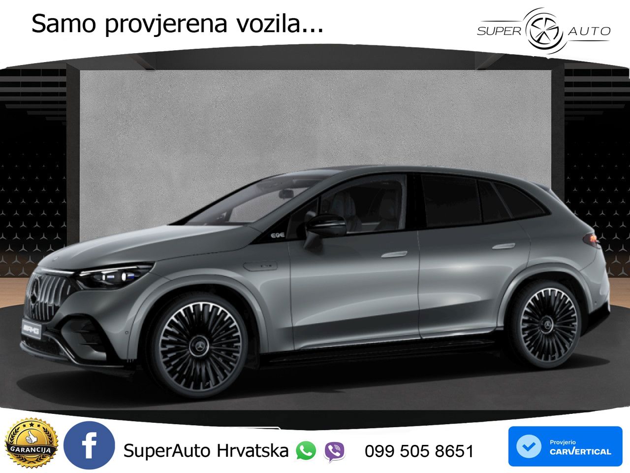 Mercedes EQE SUV AMG 43 100 kWh (476 KS) 4MATIC ZRAČNI+ACC+GR SJED+KAM+PANO