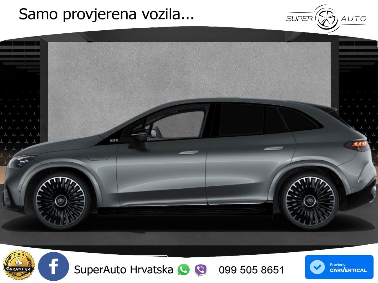Mercedes EQE SUV AMG 43 100 kWh (476 KS) 4MATIC ZRAČNI+ACC+GR SJED+KAM+PANO