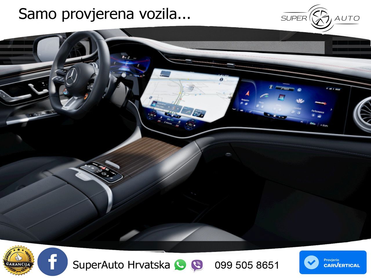 Mercedes EQE SUV AMG 43 100 kWh (476 KS) 4MATIC ZRAČNI+ACC+GR SJED+KAM+PANO