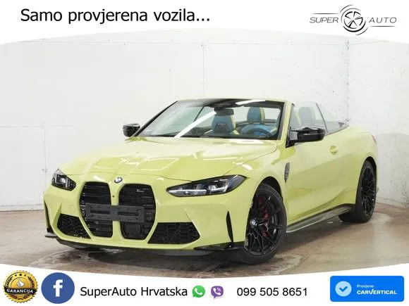 BMW M4 Convertible Competition 3.0 (530 KS) xDrive Steptronic LED+GR SJED+ACC