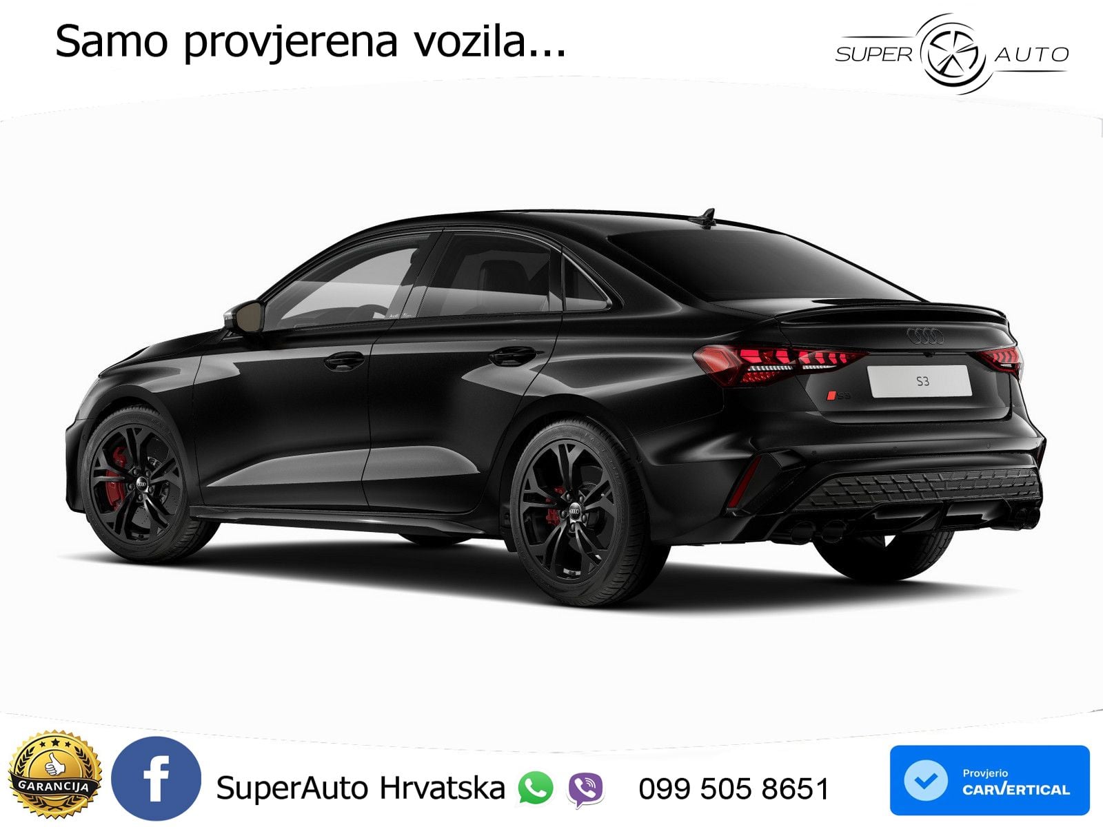 Audi S3 Limuzina 2.0 TFSI (333 KS) quattro S tronic MATRIX+GR SJED+KAM