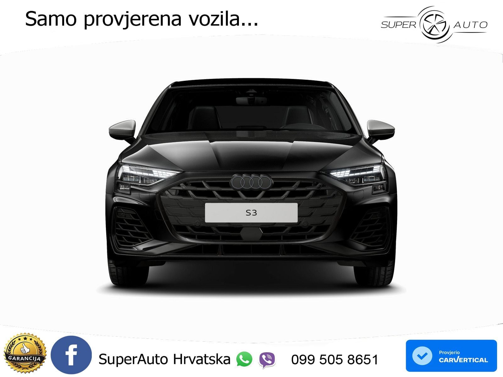 Audi S3 Limuzina 2.0 TFSI (333 KS) quattro S tronic MATRIX+GR SJED+KAM