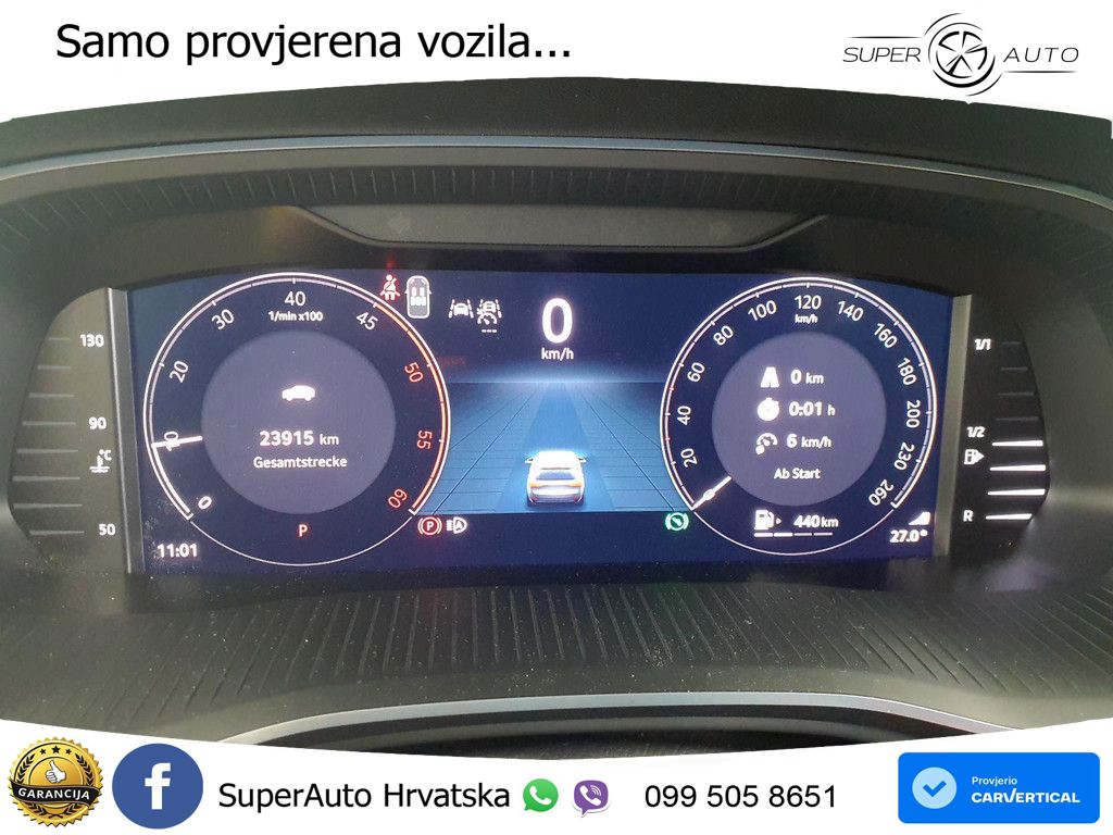 Škoda Octavia Combi 2.0 TDI (150 KS) DSG LED+GR SJED+ACC