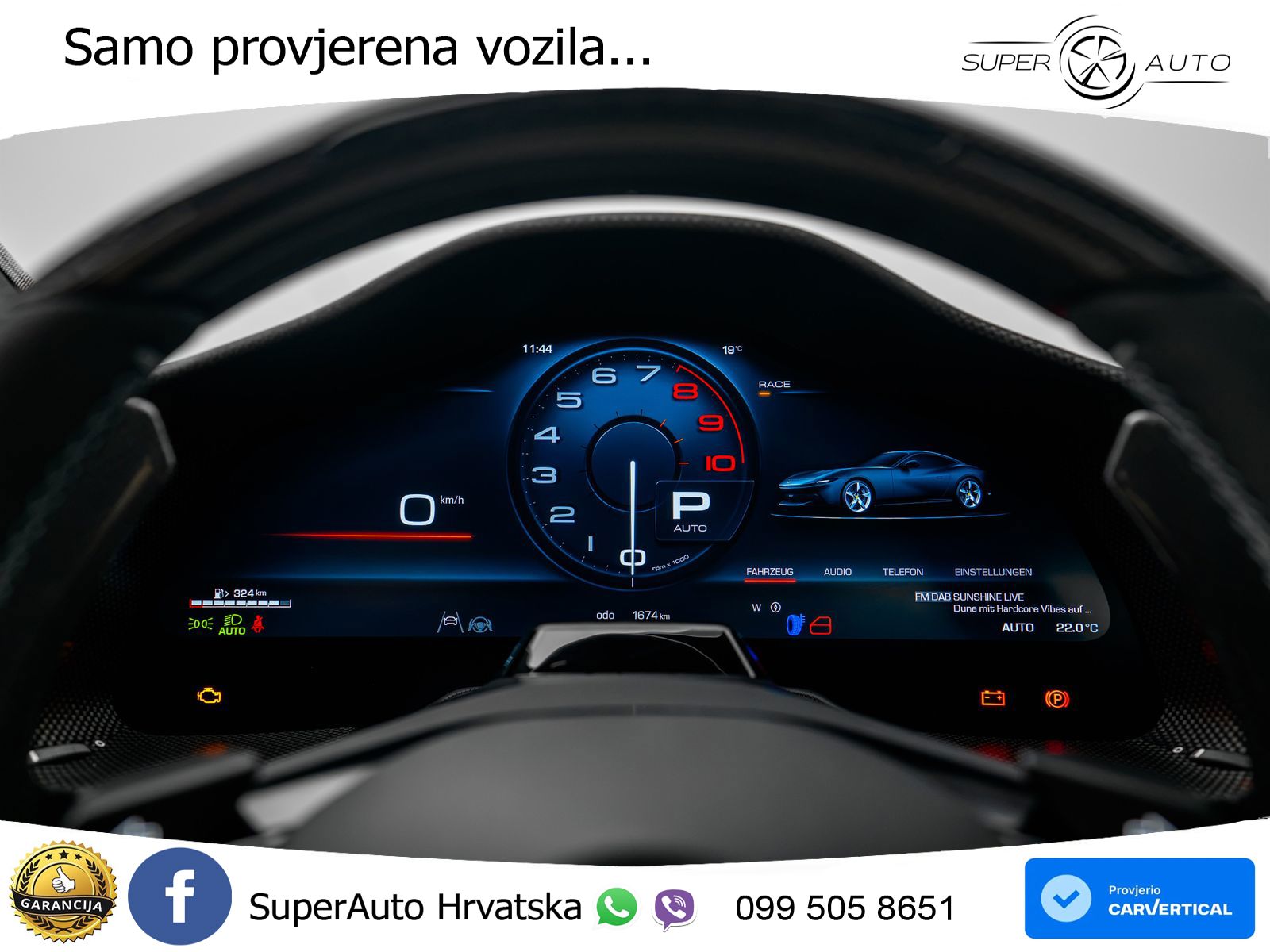 Ferrari Amalfi 3.9 V8 (640 KS) F1 DCT LED+GR SJED+ACC