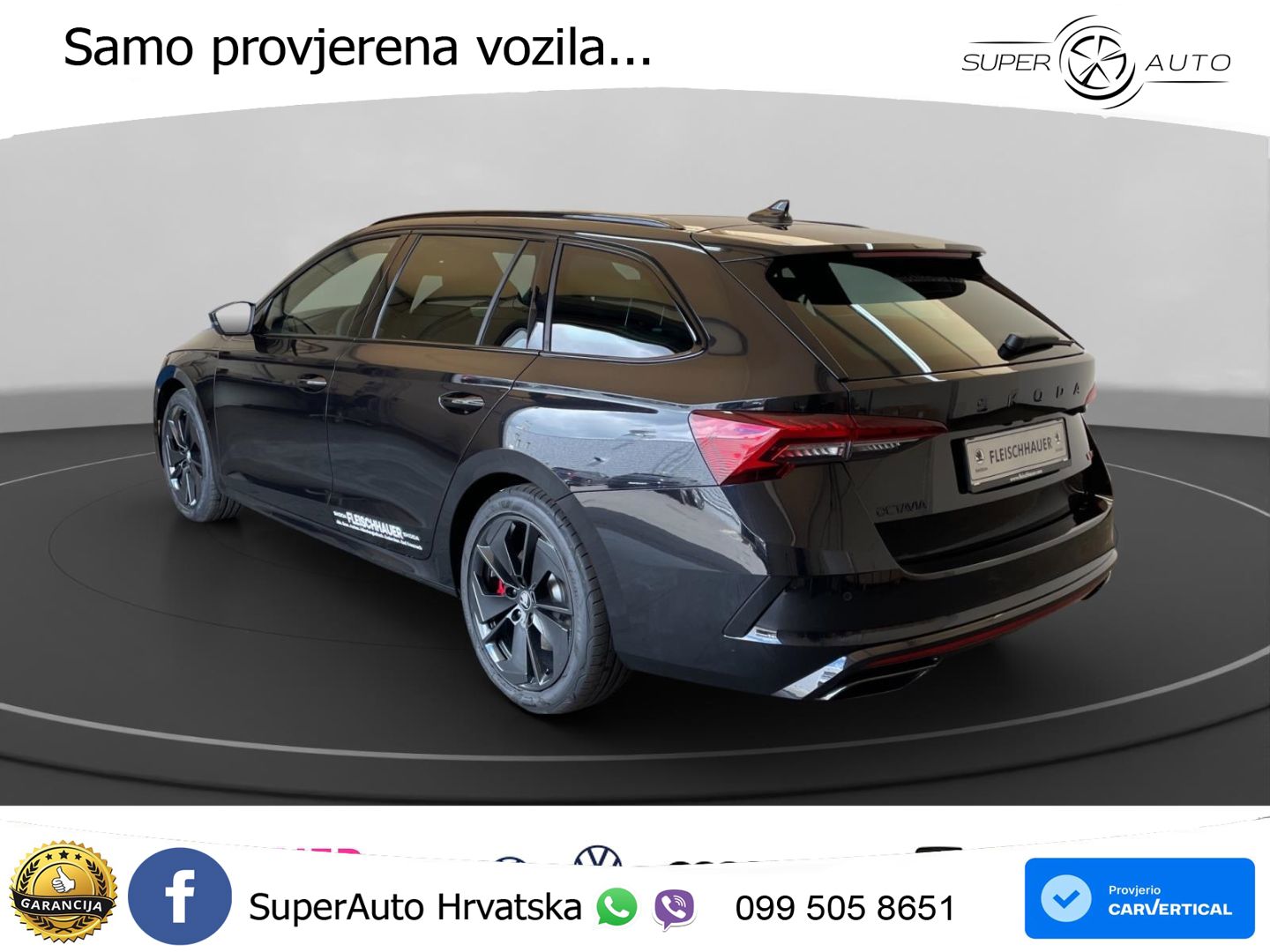 Škoda Octavia Combi RS 2.0 TSI (265 KS) DSG MATRIX+GR SJED+KAM
