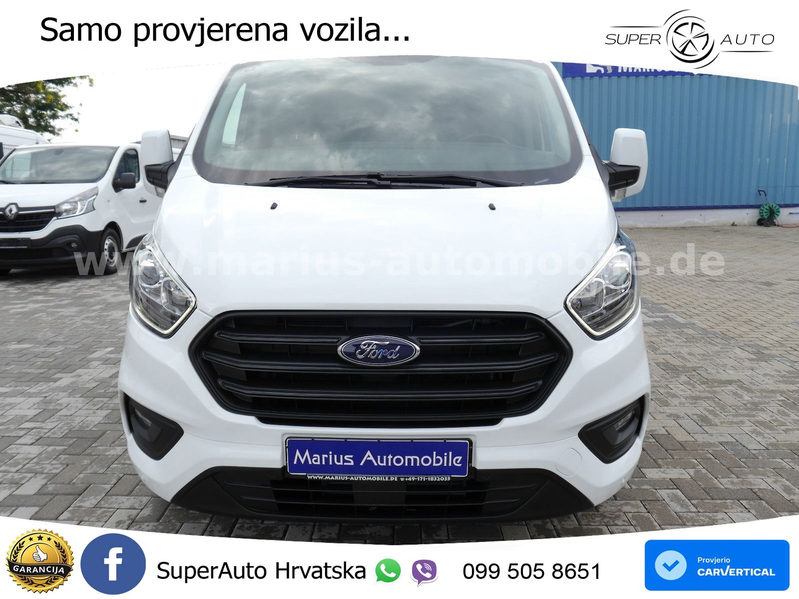 Ford Transit Custom 320 L2H1/Regalsystem/Standheizung 131 KS