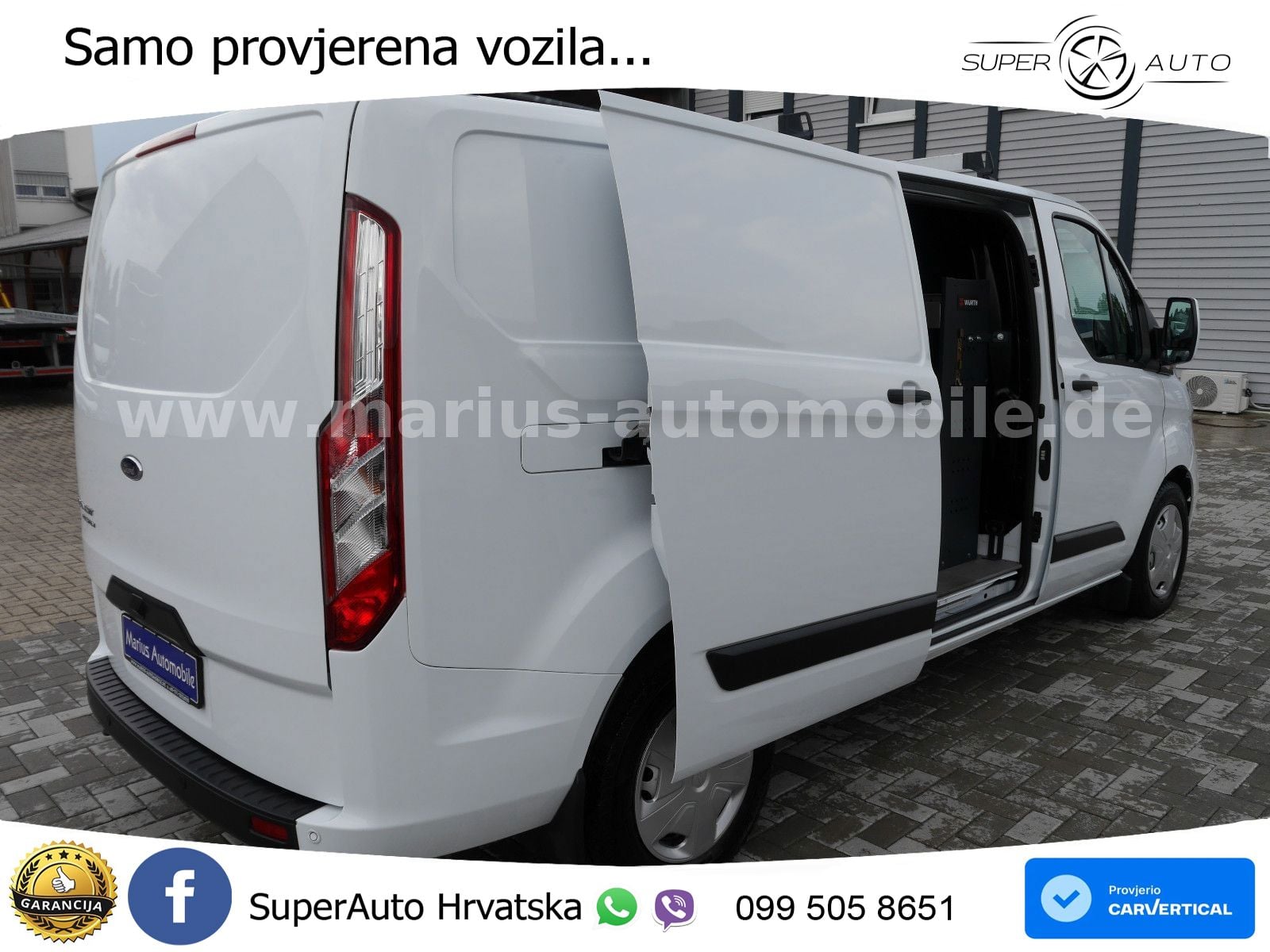 Ford Transit Custom 320 L2H1/Regalsystem/Standheizung 131 KS