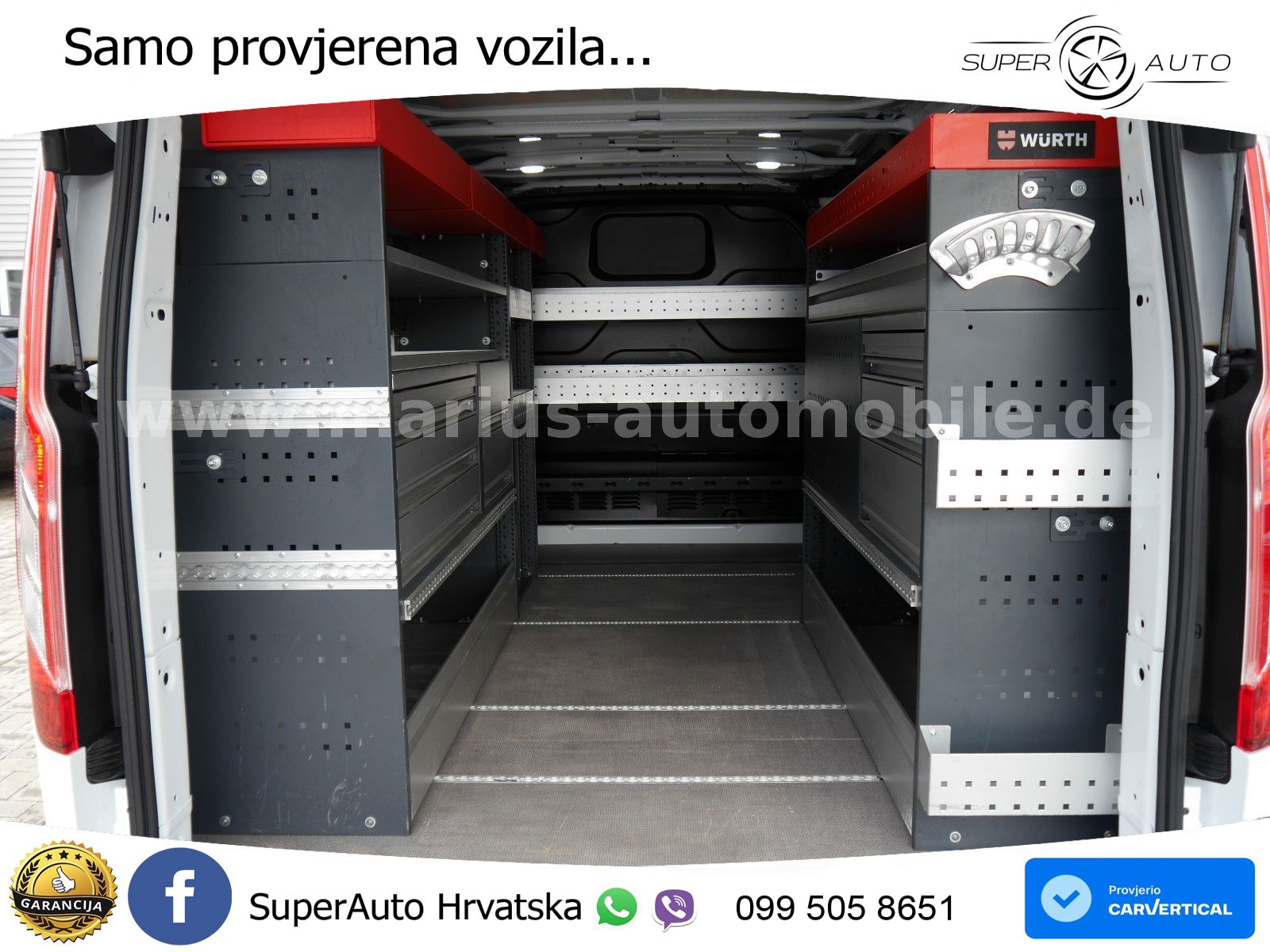 Ford Transit Custom 320 L2H1/Regalsystem/Standheizung 131 KS
