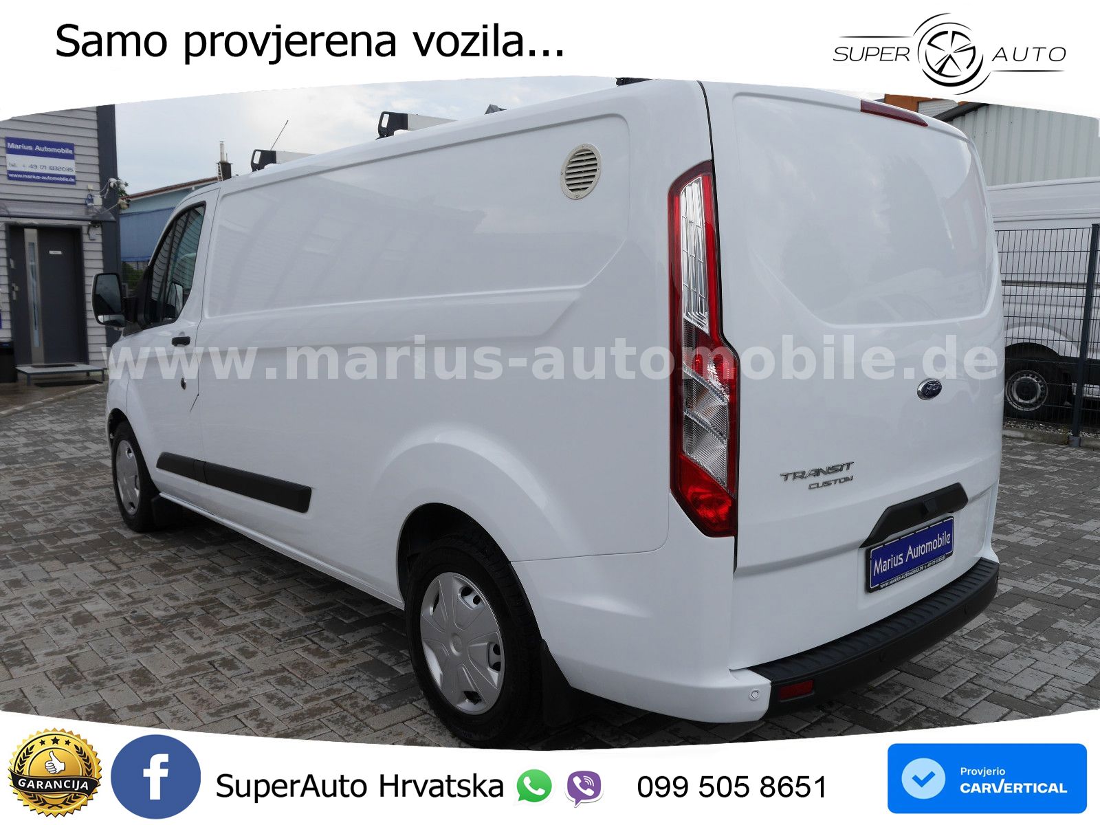 Ford Transit Custom 320 L2H1/Regalsystem/Standheizung 131 KS