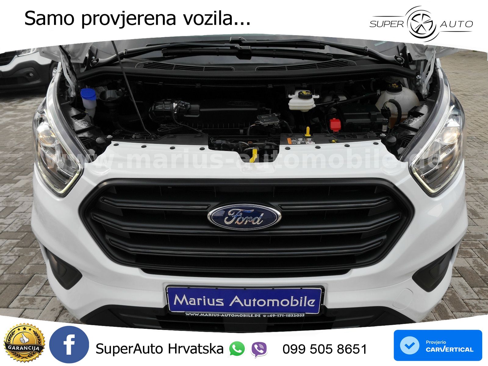 Ford Transit Custom 320 L2H1/Regalsystem/Standheizung 131 KS