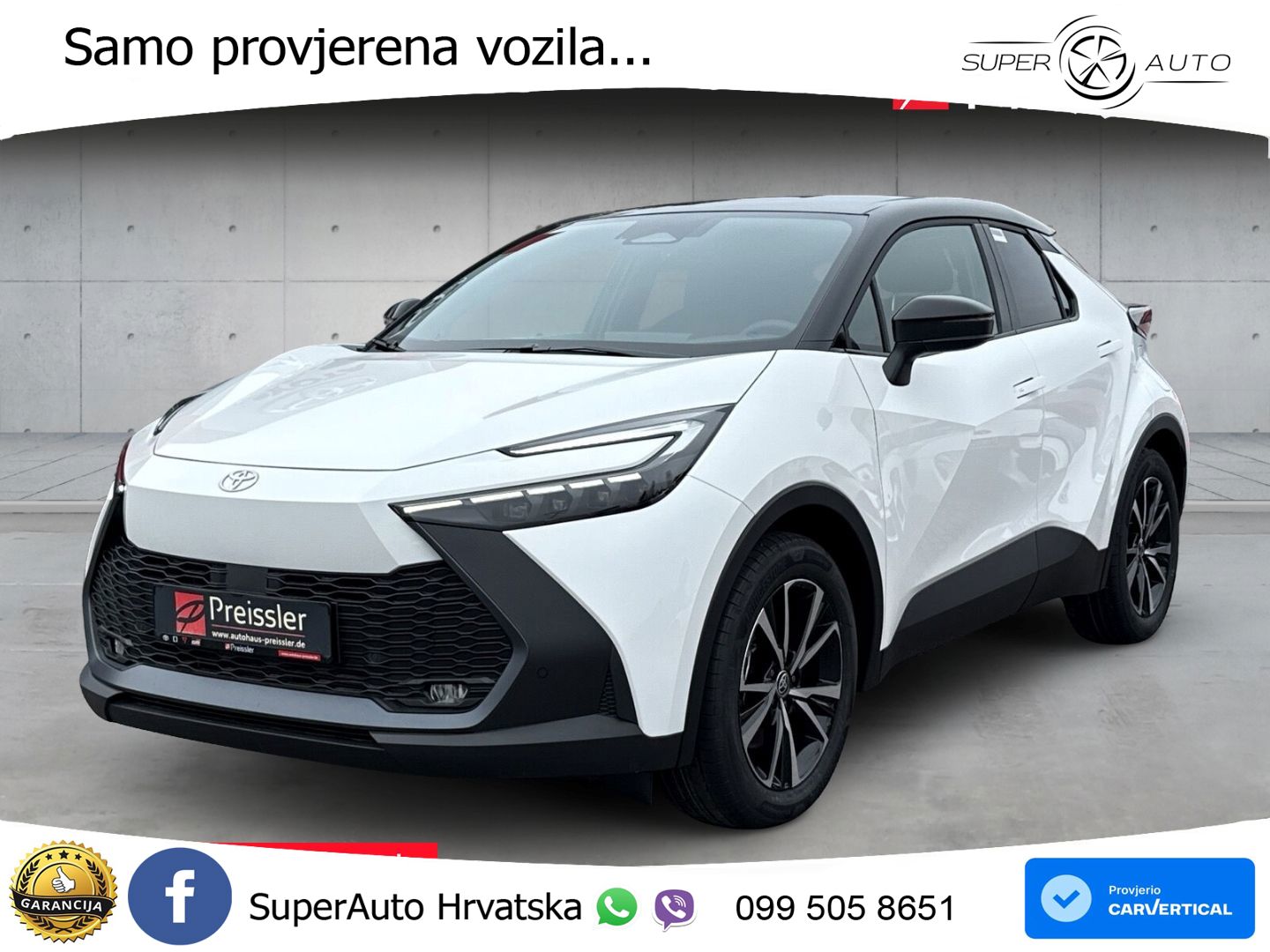 Toyota C-HR 2.0 (223 KS) PHEV e-CVT Teamplayer LED+GR SJED+ACC