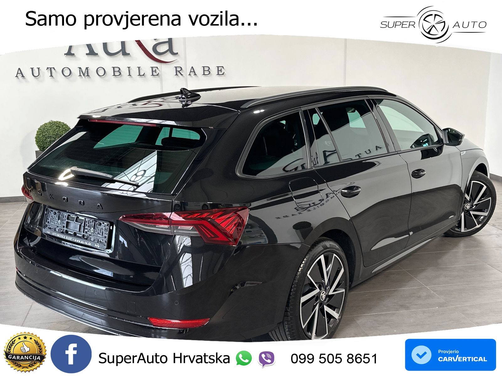 Škoda Octavia Combi 2.0 TDI (150 KS) DSG SportLine LED+GR SJED+ACC