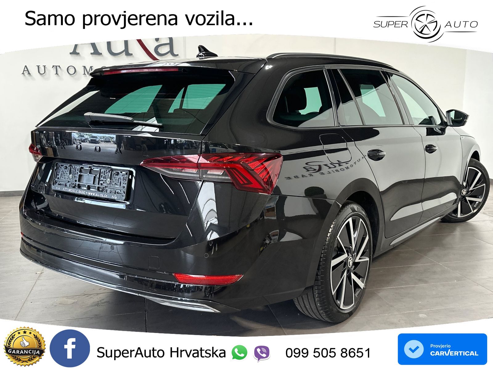 Škoda Octavia Combi 2.0 TDI (150 KS) DSG SportLine LED+GR SJED+ACC