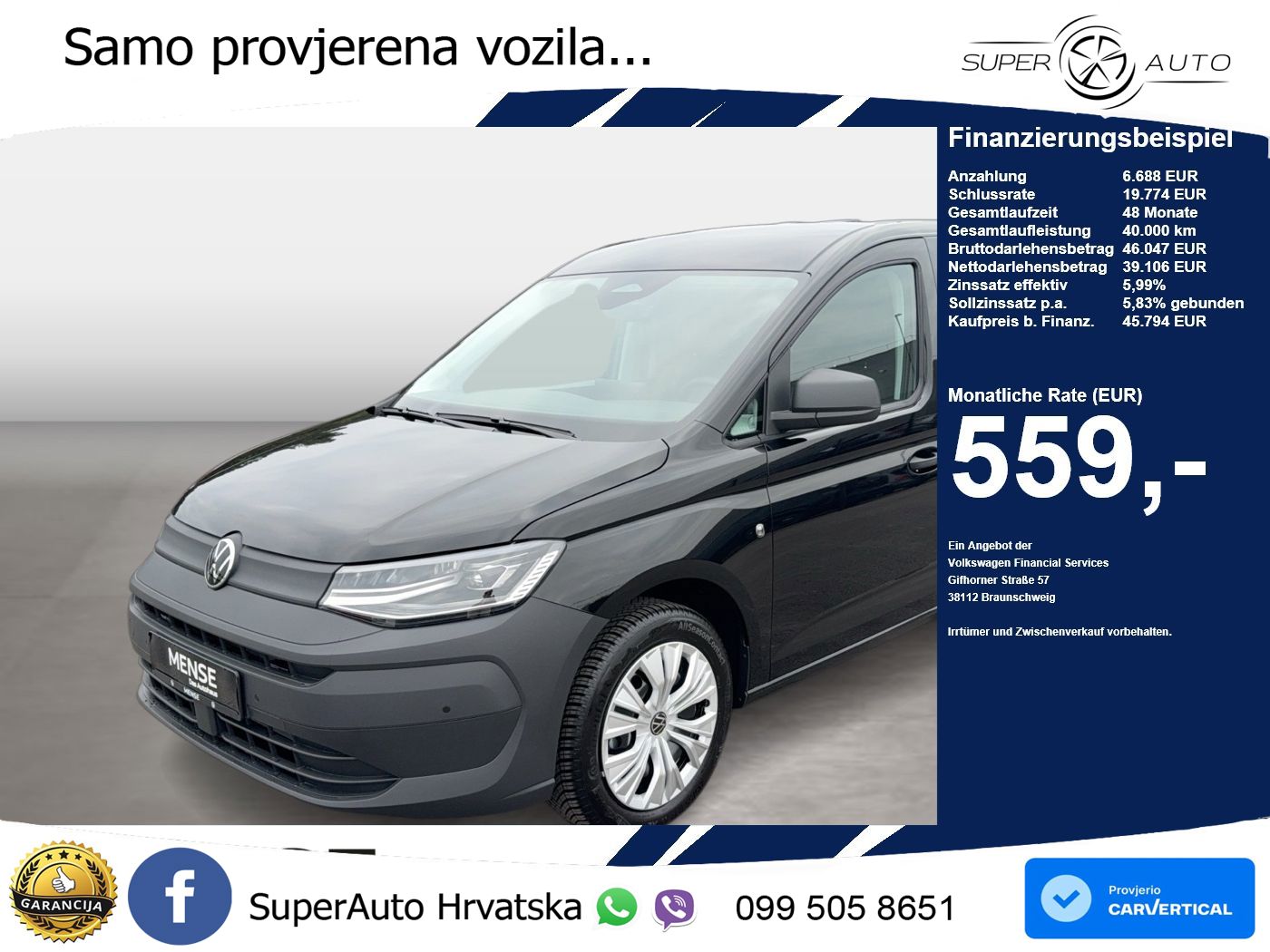 Volkswagen Der neue Caddy Cargo Maxi 2.0 l TDI 90 kW LR DSG 122 KS