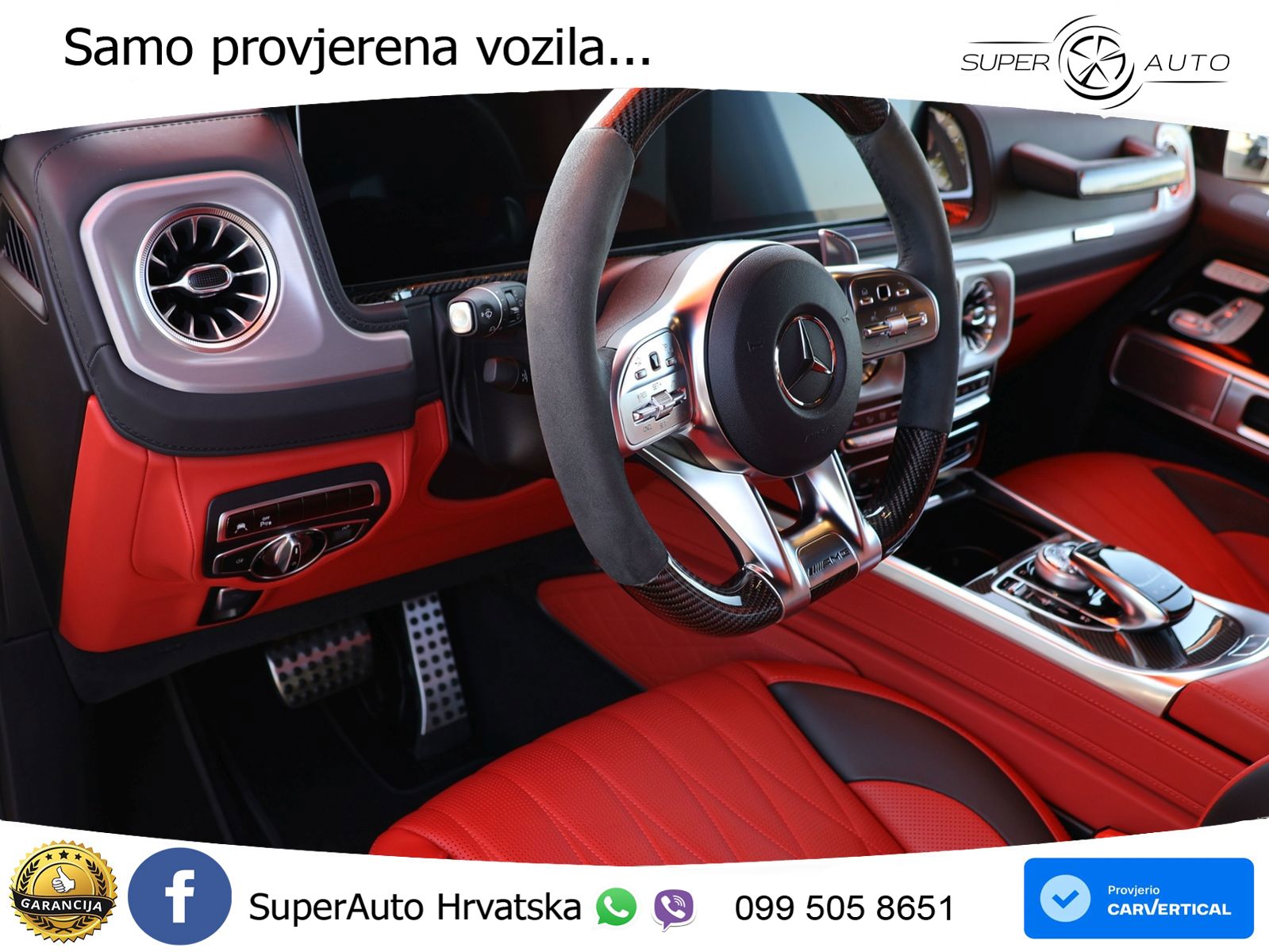 Mercedes AMG G 63 Long V8 (585 KS) 4MATIC 9G-TRONIC AMG SPEEDSHIFT PLUS LED+GR SJED+ACC