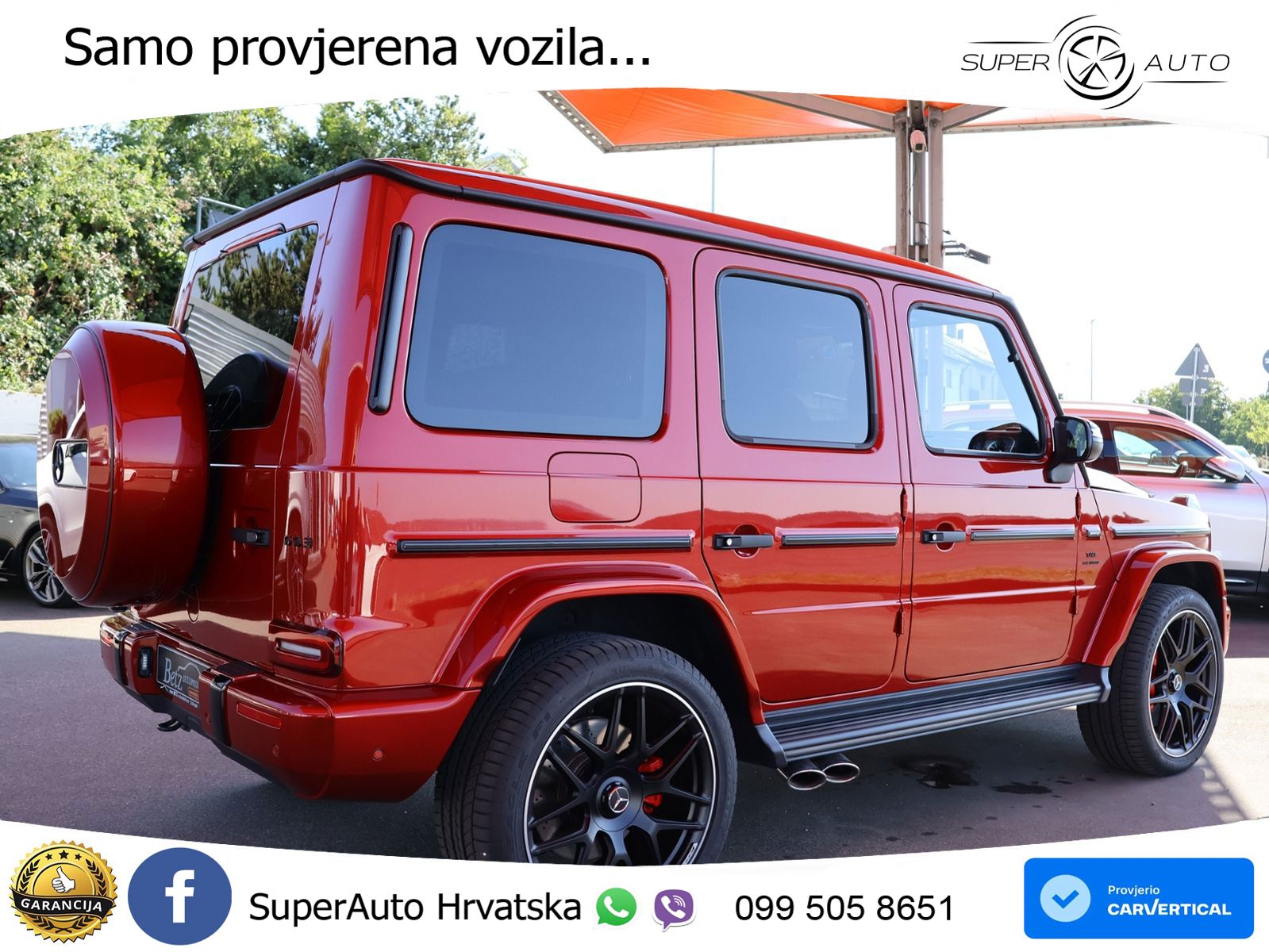 Mercedes AMG G 63 Long V8 (585 KS) 4MATIC 9G-TRONIC AMG SPEEDSHIFT PLUS LED+GR SJED+ACC