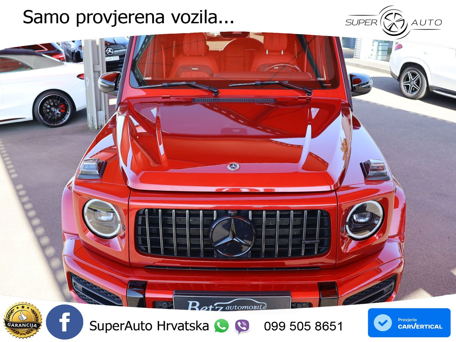 Mercedes AMG G 63 Long V8 (585 KS) 4MATIC 9G-TRONIC AMG SPEEDSHIFT PLUS LED+GR SJED+ACC