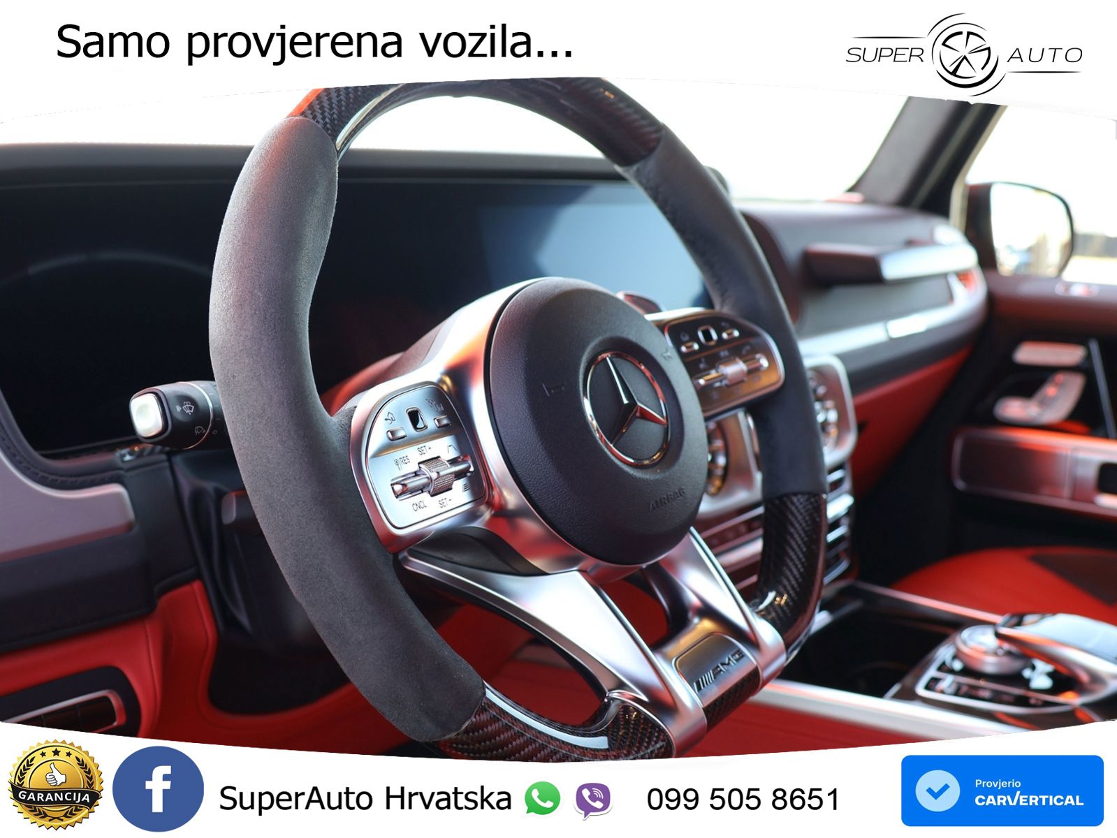 Mercedes AMG G 63 Long V8 (585 KS) 4MATIC 9G-TRONIC AMG SPEEDSHIFT PLUS LED+GR SJED+ACC