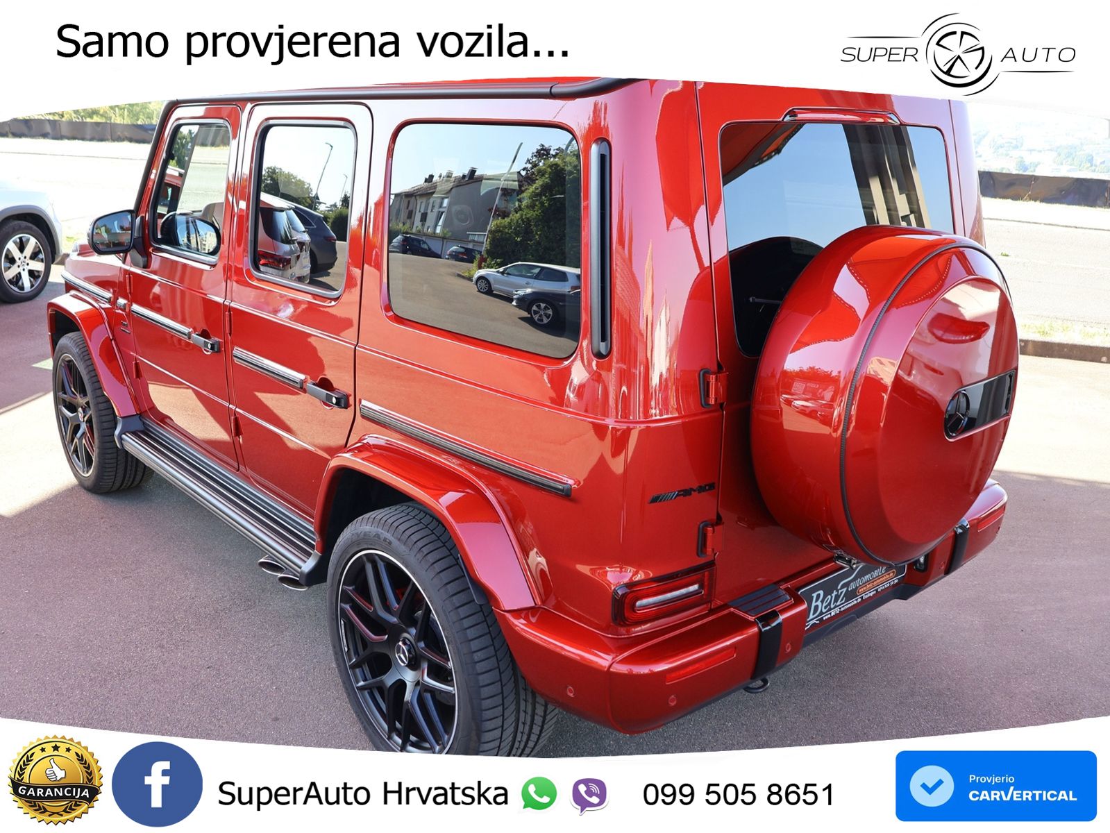 Mercedes AMG G 63 Long V8 (585 KS) 4MATIC 9G-TRONIC AMG SPEEDSHIFT PLUS LED+GR SJED+ACC